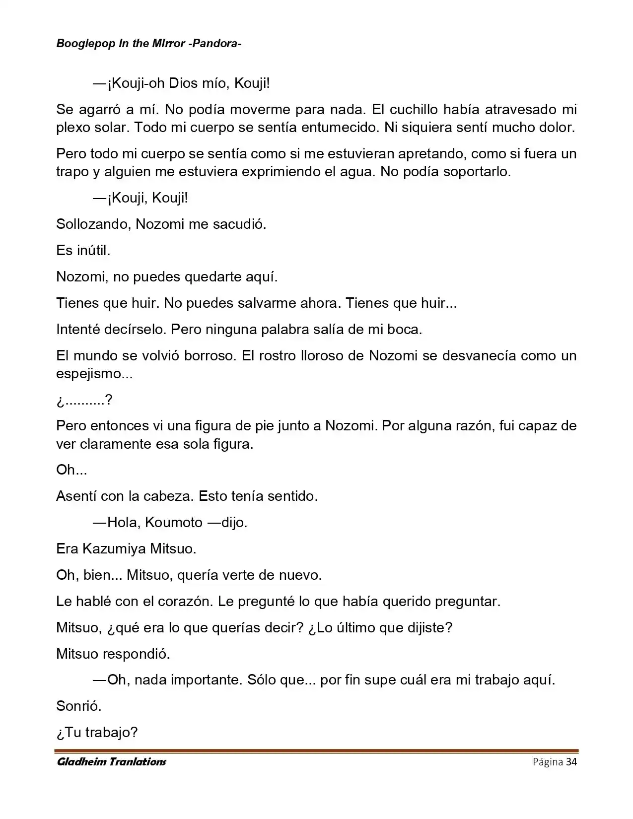 Boogiepop (Novela) - Capítulo 25 - Página 34 - LectorTMOo