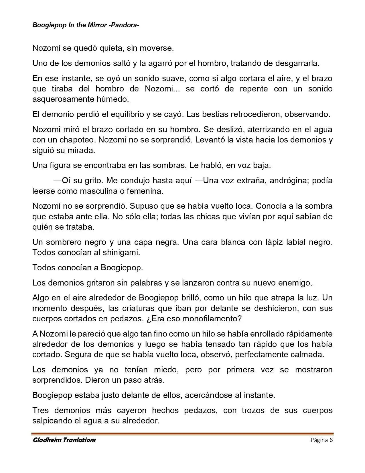 Boogiepop (Novela) - Capítulo 26 - Página 6 - LectorTMOo