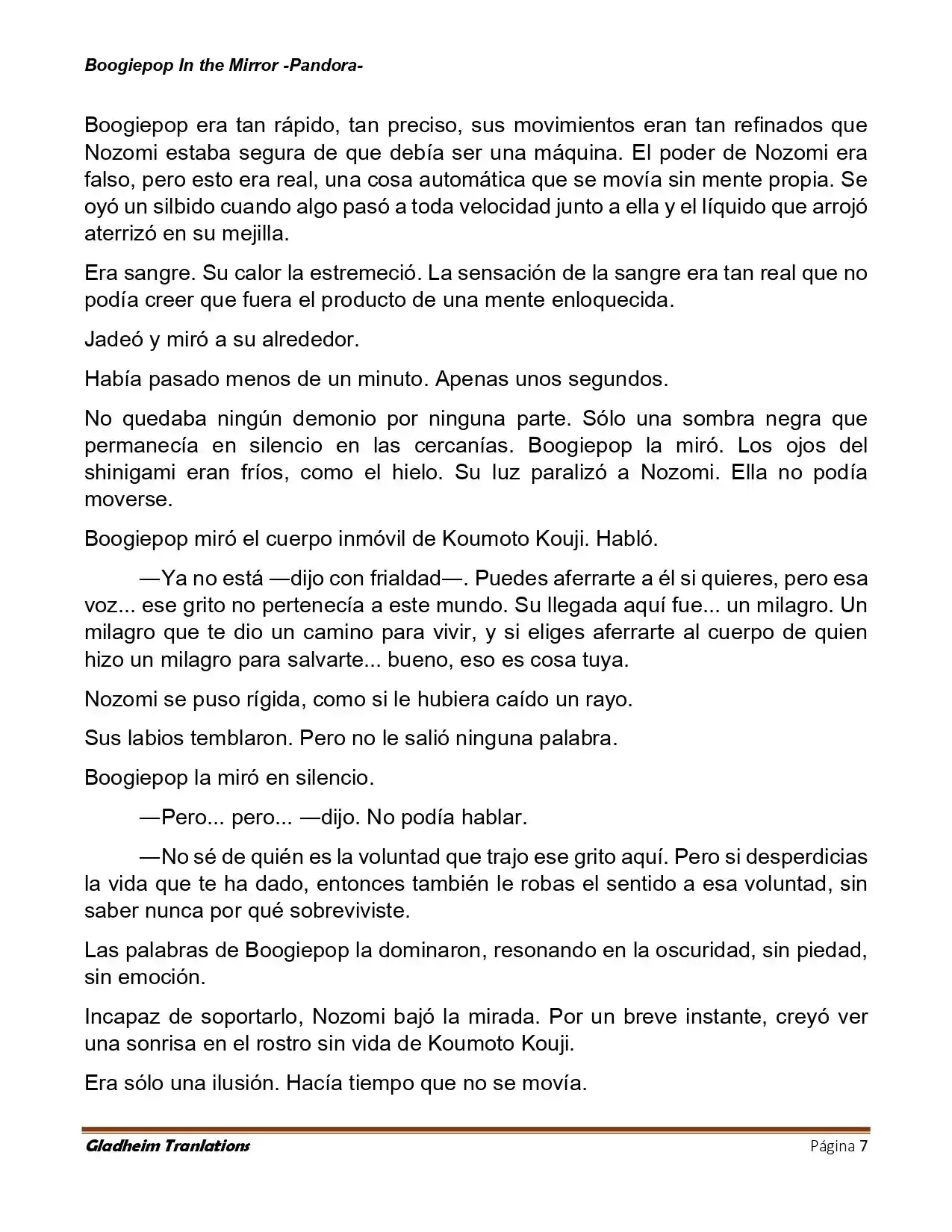 Boogiepop (Novela) - Capítulo 26 - Página 7 - LectorTMOo
