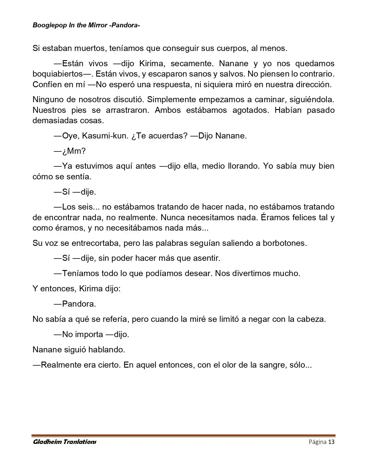 Boogiepop (Novela) - Capítulo 27 - Página 13 - LectorTMOo