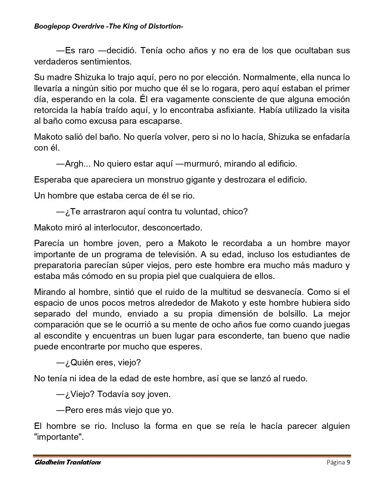 Boogiepop (Novela) - Capítulo 29 - Página 9 - LectorTMOo
