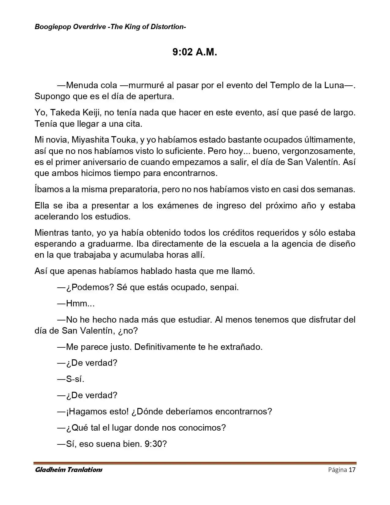 Boogiepop (Novela) - Capítulo 29 - Página 17 - LectorTMOo