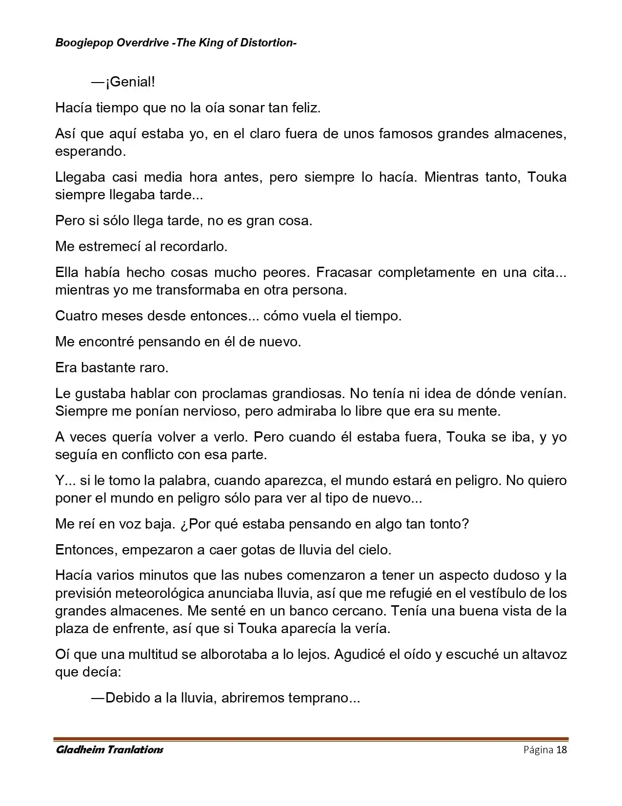 Boogiepop (Novela) - Capítulo 29 - Página 18 - LectorTMOo