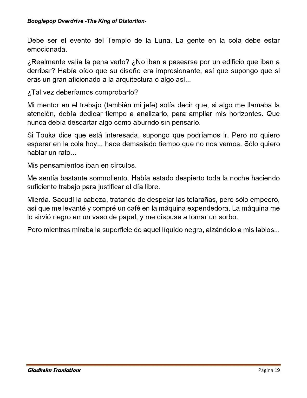 Boogiepop (Novela) - Capítulo 29 - Página 19 - LectorTMOo