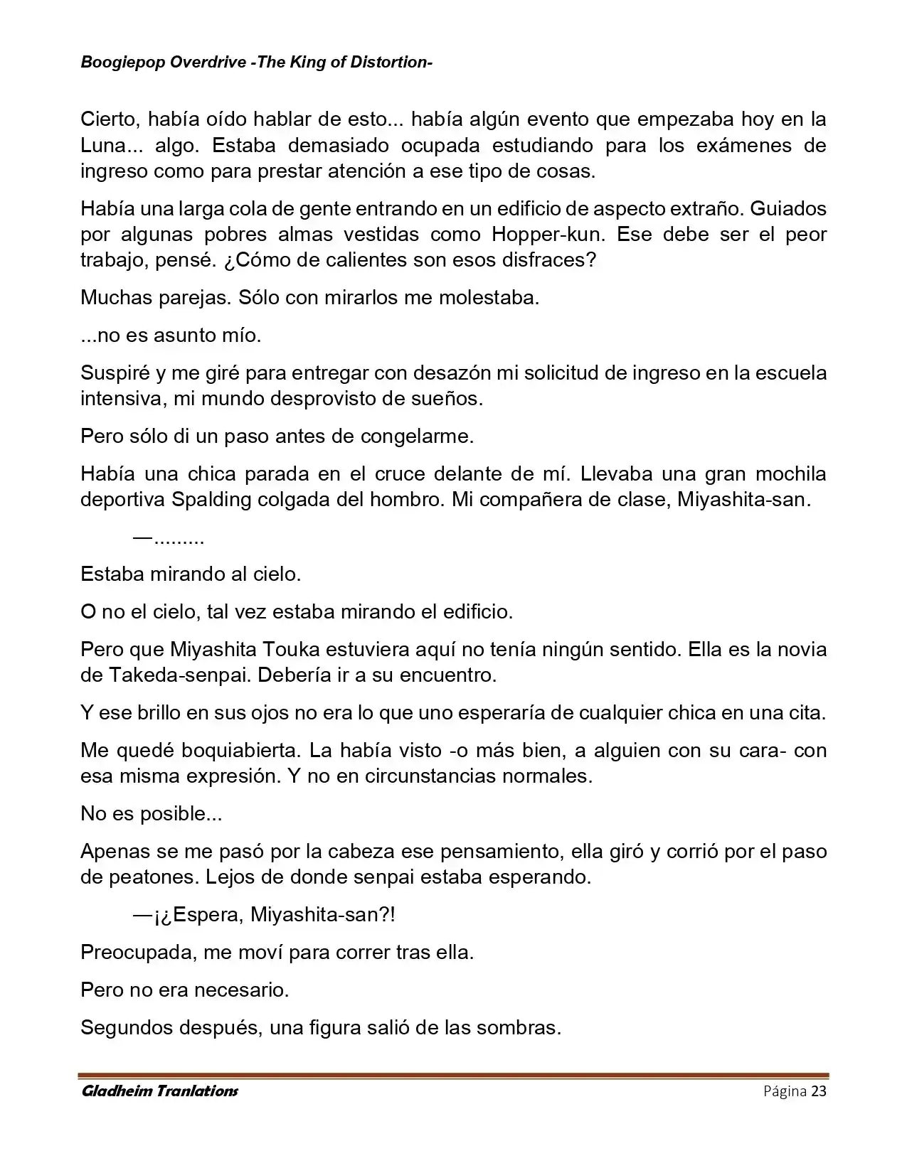 Boogiepop (Novela) - Capítulo 29 - Página 23 - LectorTMOo