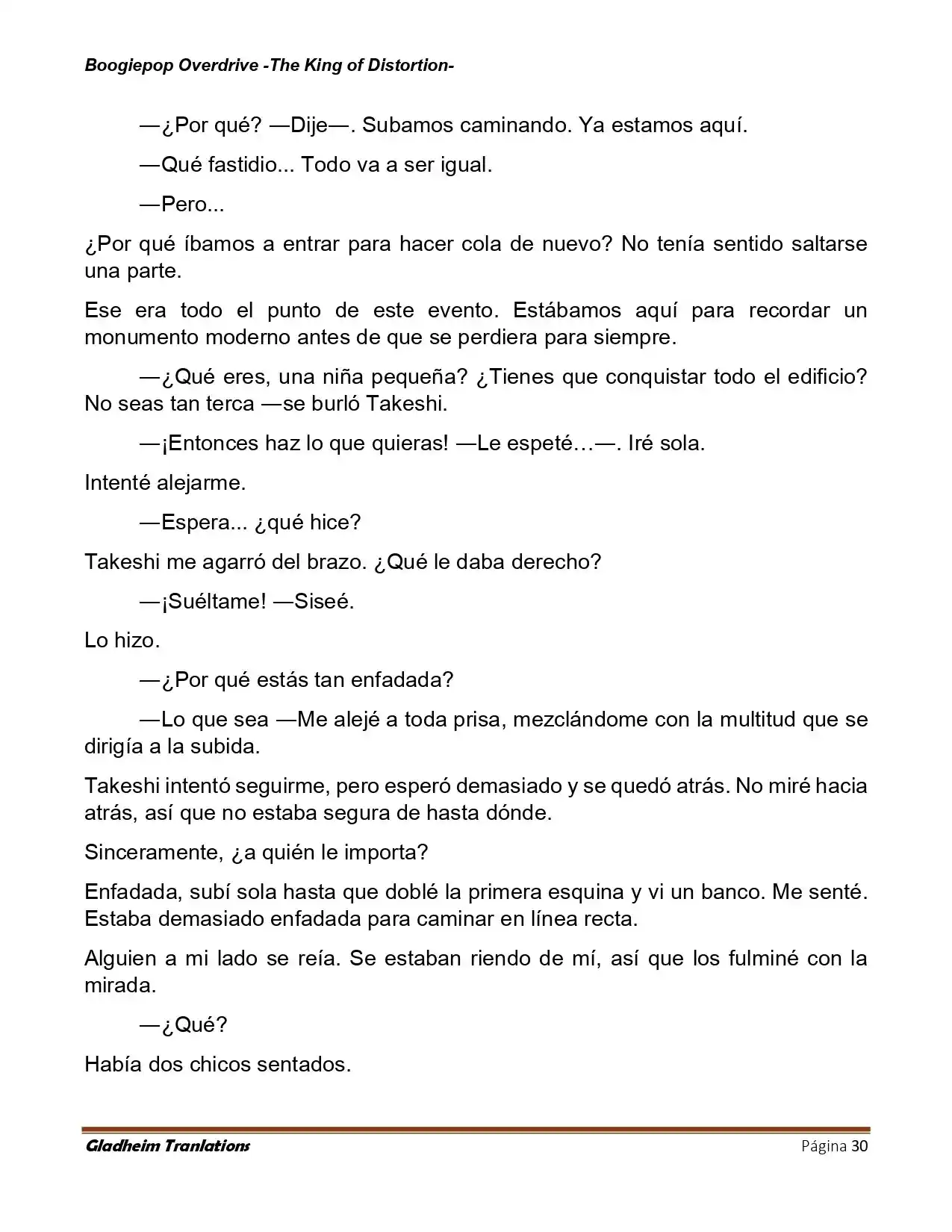 Boogiepop (Novela) - Capítulo 29 - Página 30 - LectorTMOo