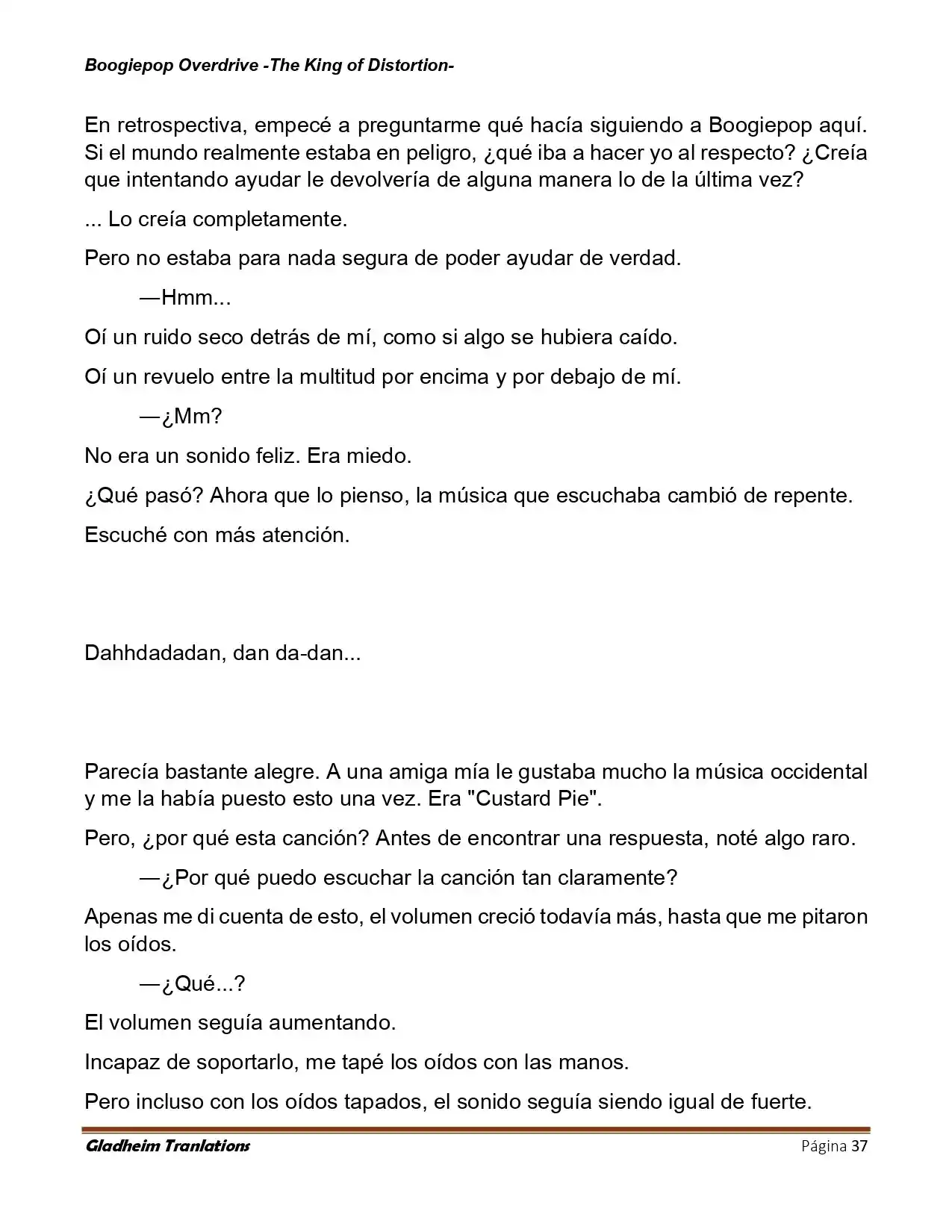 Boogiepop (Novela) - Capítulo 29 - Página 37 - LectorTMOo