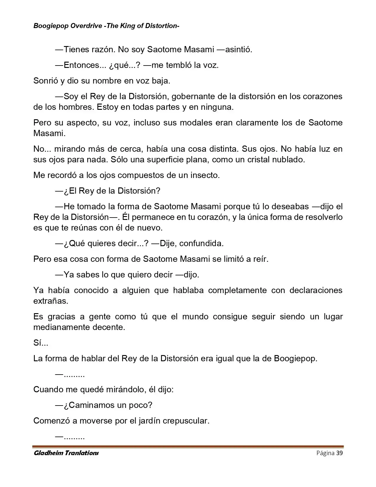 Boogiepop (Novela) - Capítulo 29 - Página 39 - LectorTMOo