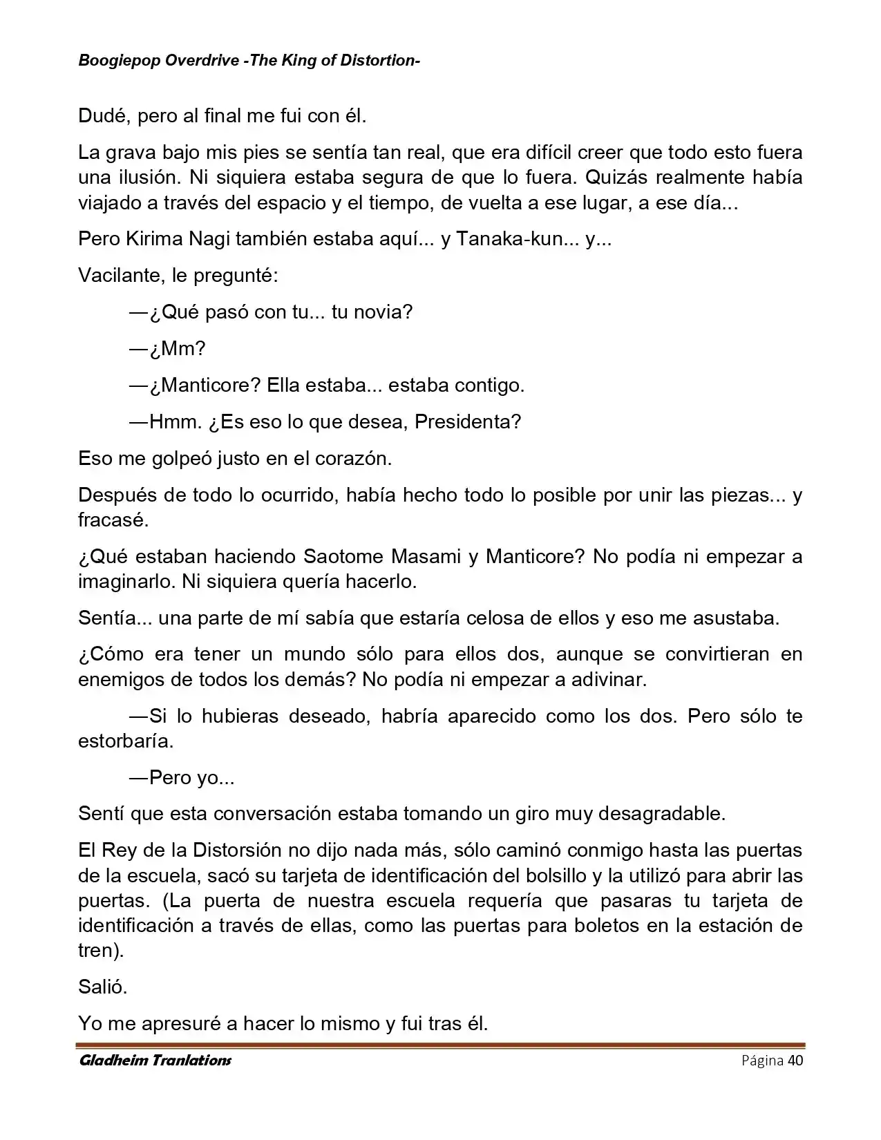 Boogiepop (Novela) - Capítulo 29 - Página 40 - LectorTMOo
