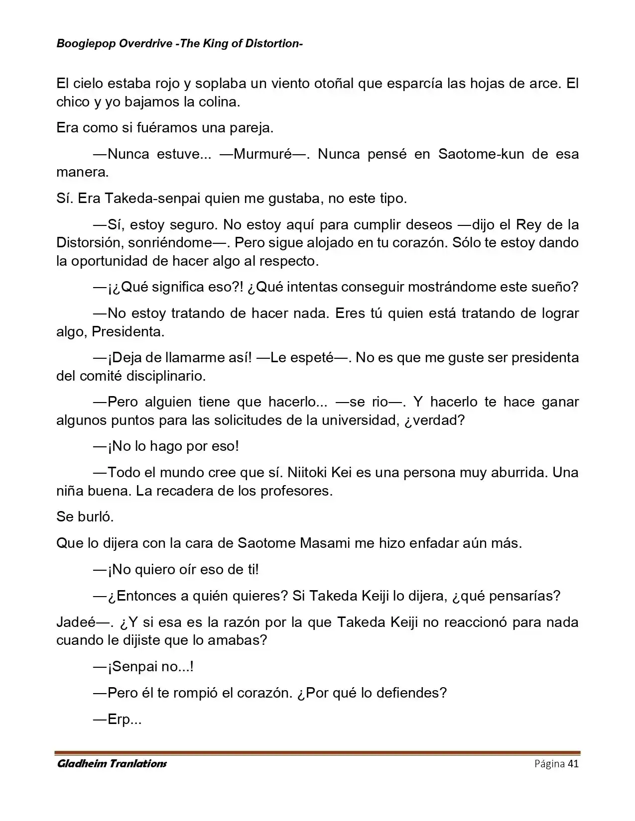 Boogiepop (Novela) - Capítulo 29 - Página 41 - LectorTMOo
