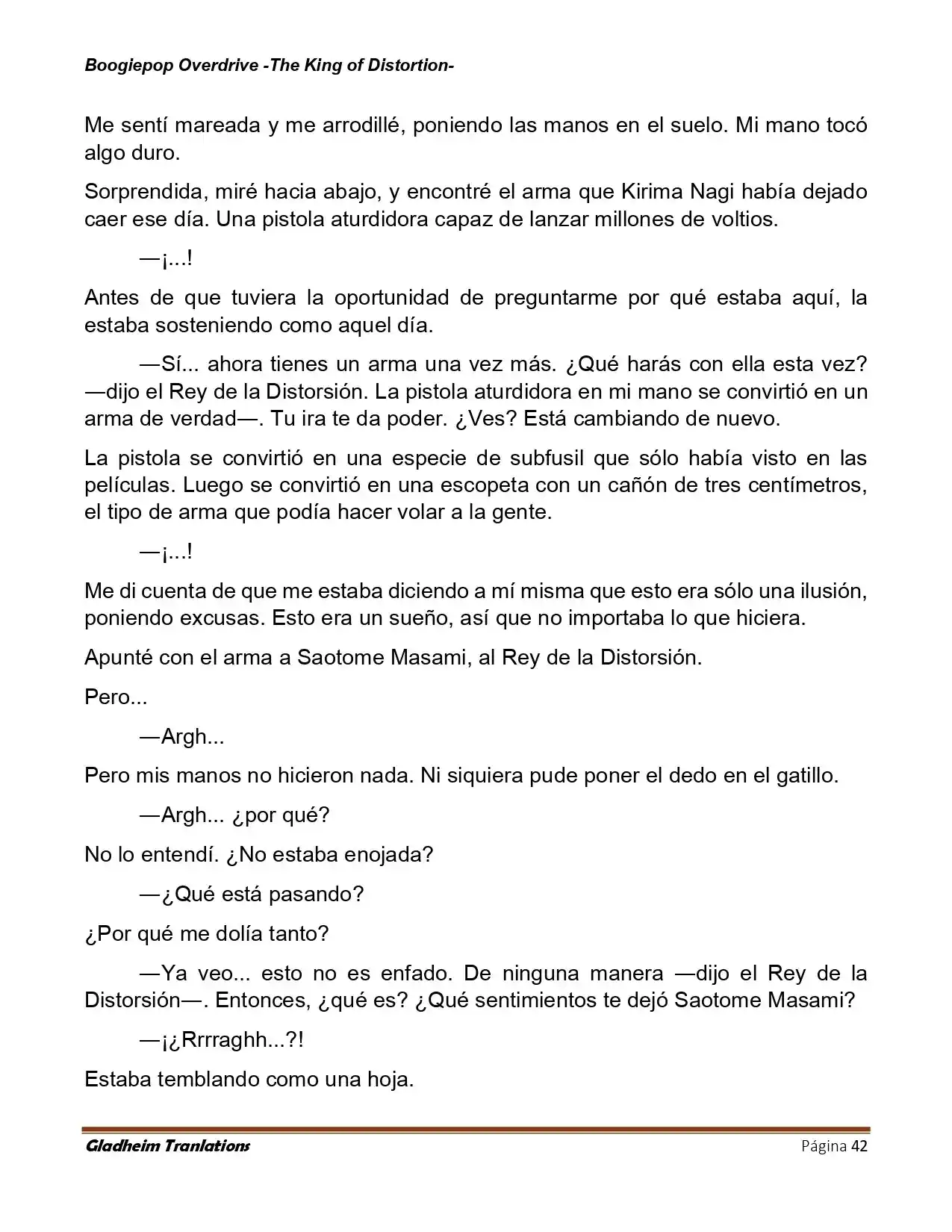 Boogiepop (Novela) - Capítulo 29 - Página 42 - LectorTMOo