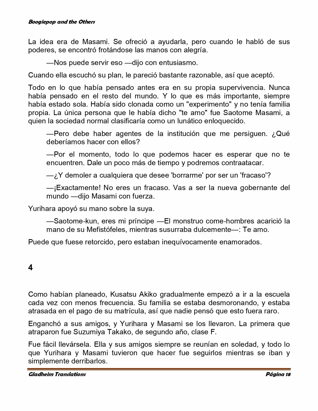 Boogiepop (Novela) - Capítulo 3 - Página 17 - LectorTMOo