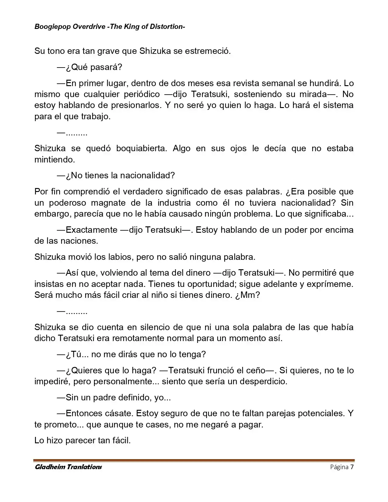 Boogiepop (Novela) - Capítulo 30 - Página 7 - LectorTMOo