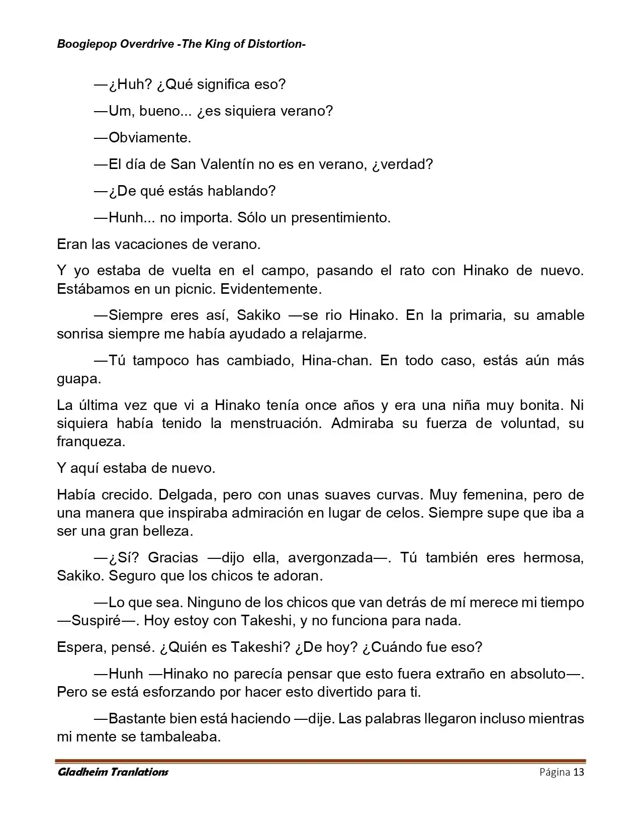 Boogiepop (Novela) - Capítulo 30 - Página 13 - LectorTMOo