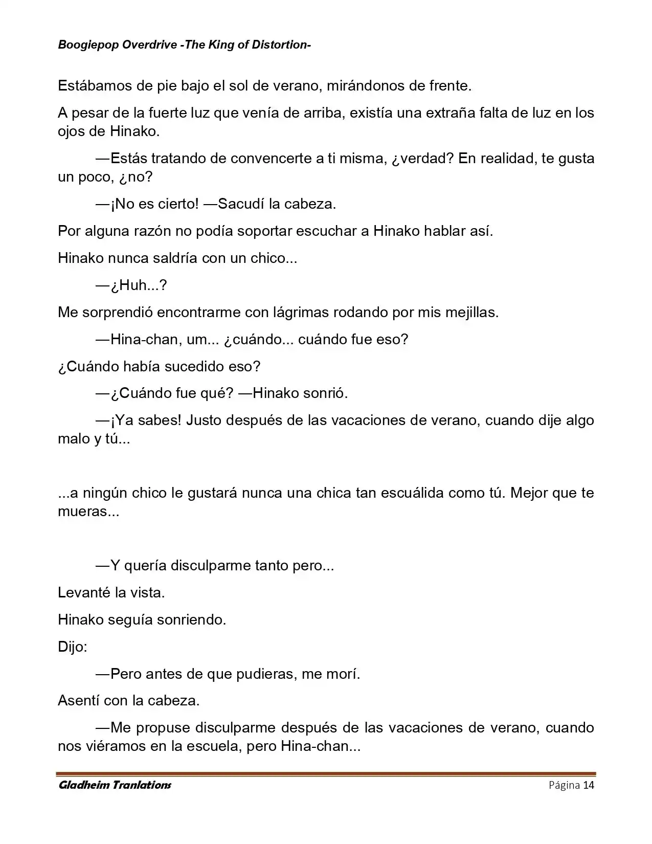Boogiepop (Novela) - Capítulo 30 - Página 14 - LectorTMOo