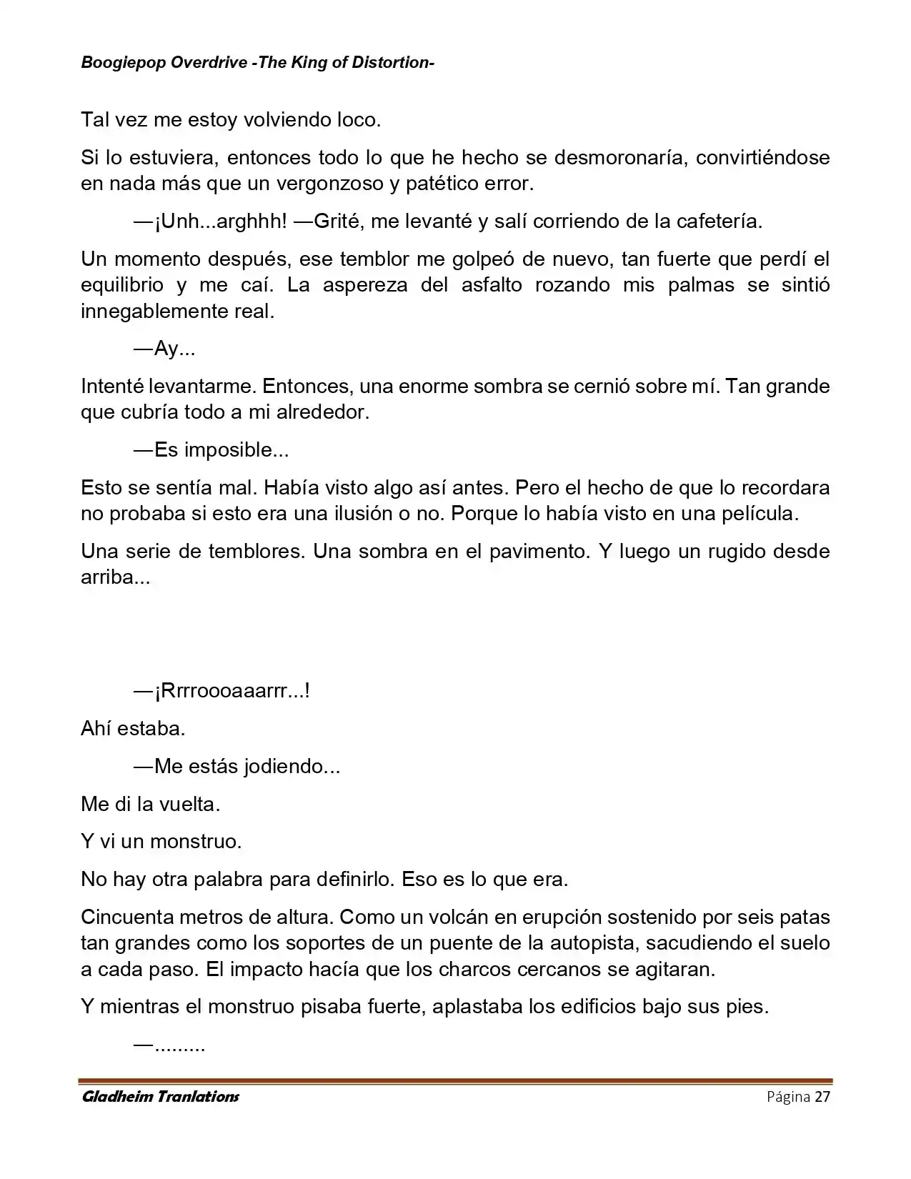 Boogiepop (Novela) - Capítulo 30 - Página 27 - LectorTMOo