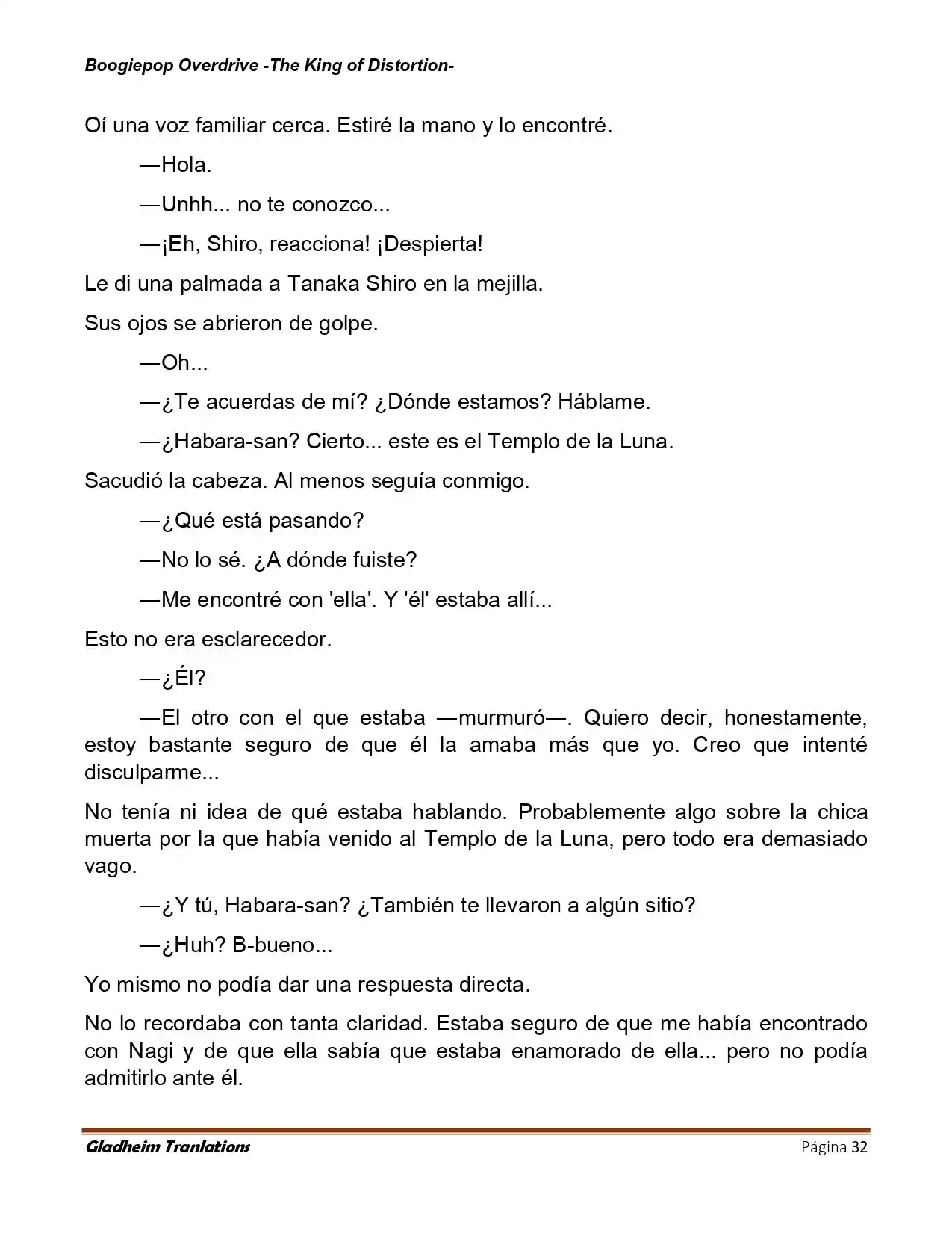 Boogiepop (Novela) - Capítulo 30 - Página 32 - LectorTMOo