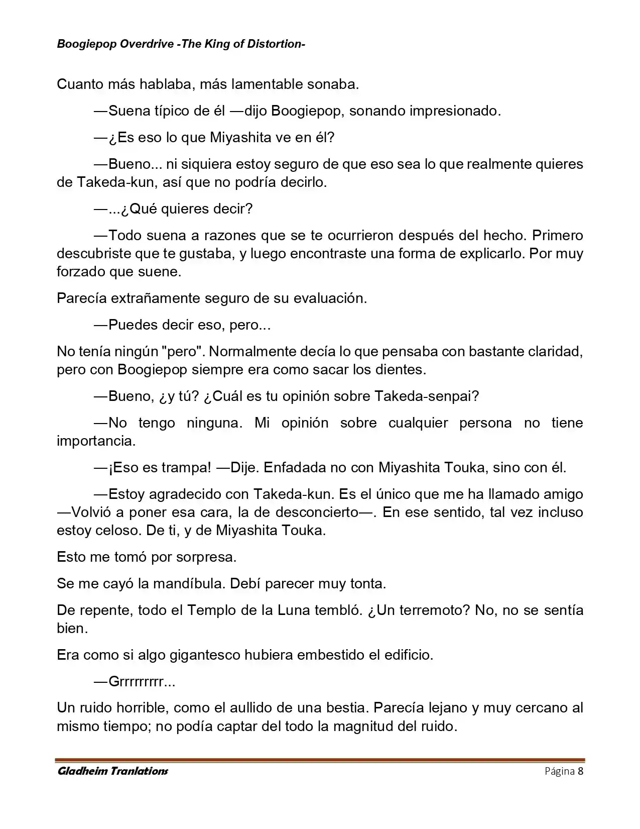 Boogiepop (Novela) - Capítulo 31 - Página 8 - LectorTMOo