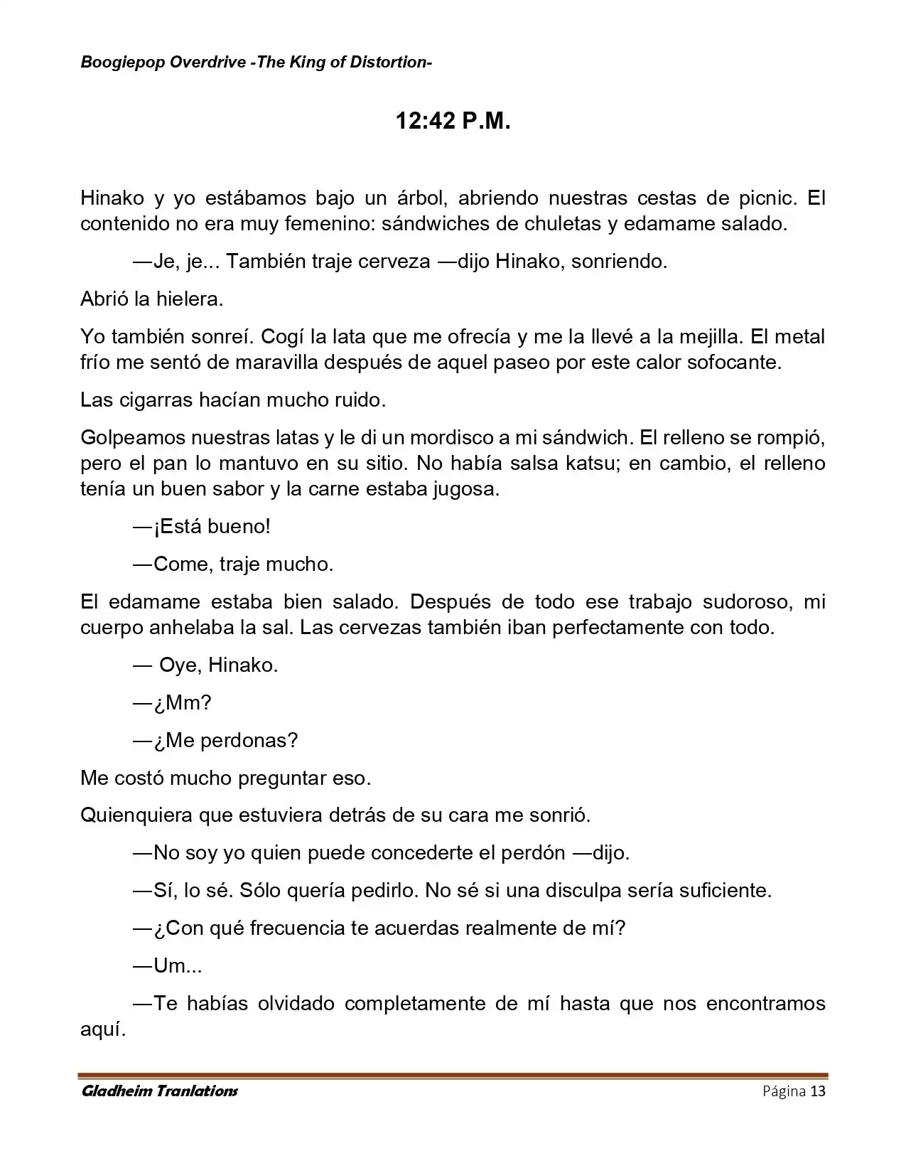 Boogiepop (Novela) - Capítulo 31 - Página 13 - LectorTMOo