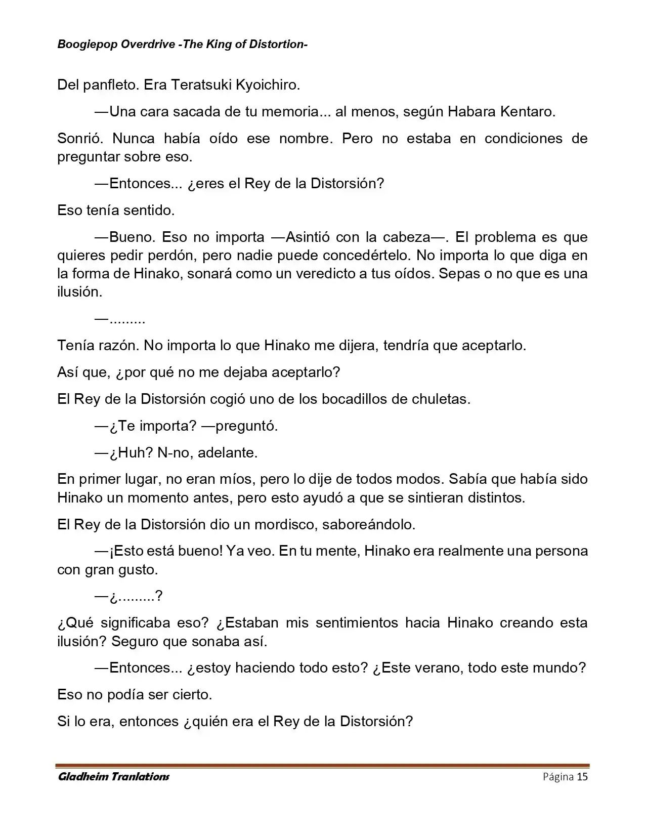 Boogiepop (Novela) - Capítulo 31 - Página 15 - LectorTMOo