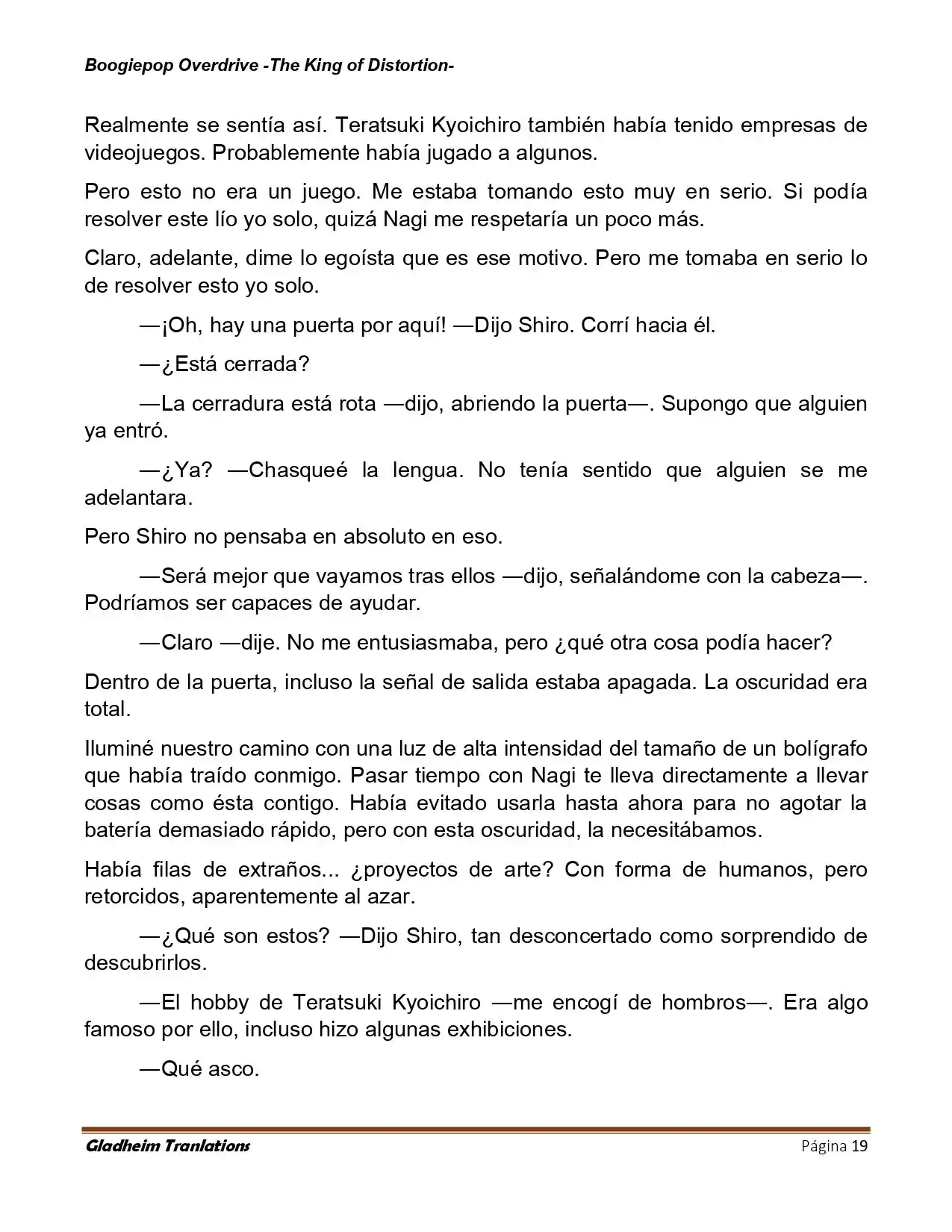 Boogiepop (Novela) - Capítulo 31 - Página 19 - LectorTMOo