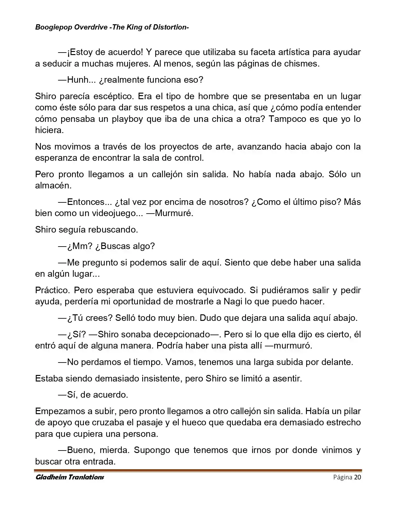 Boogiepop (Novela) - Capítulo 31 - Página 20 - LectorTMOo