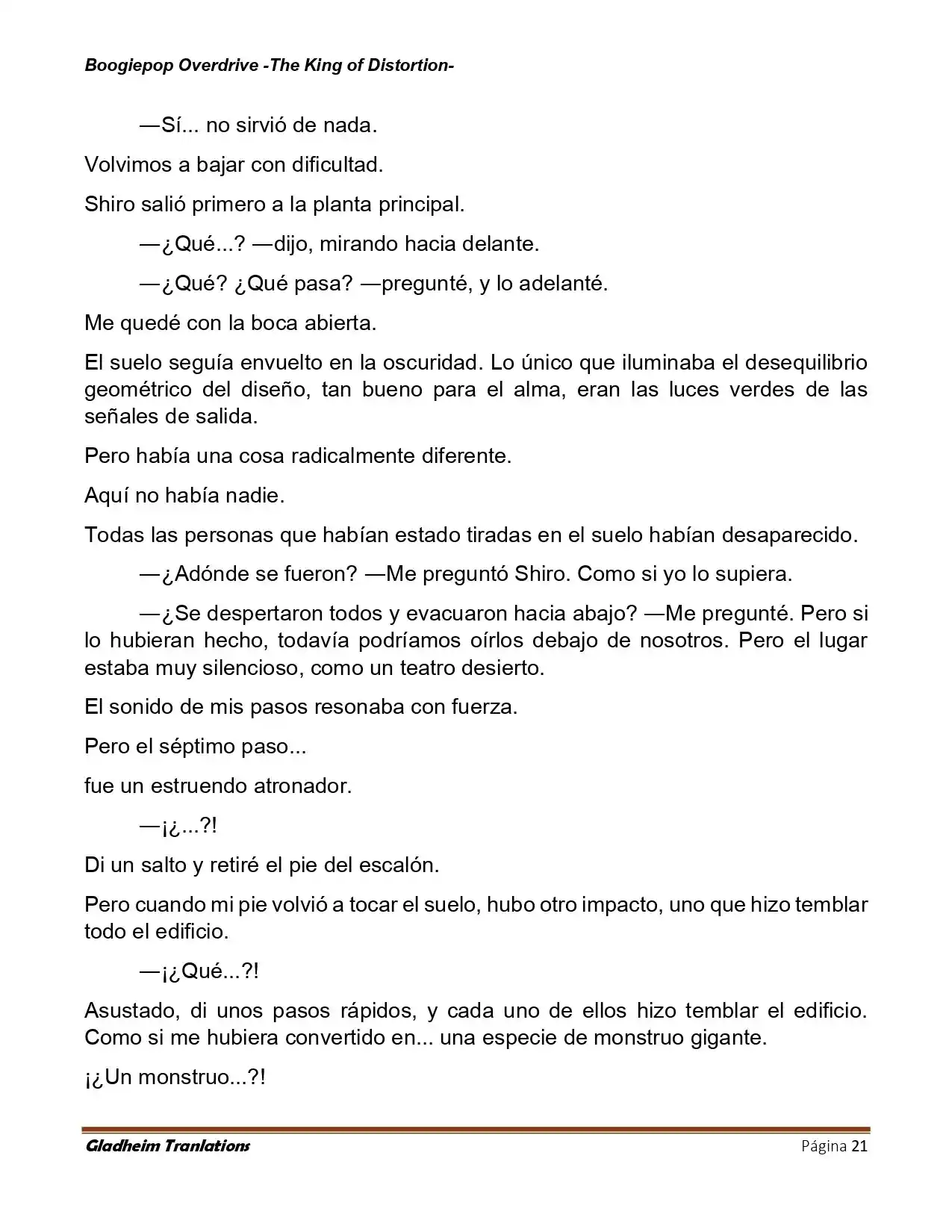 Boogiepop (Novela) - Capítulo 31 - Página 21 - LectorTMOo