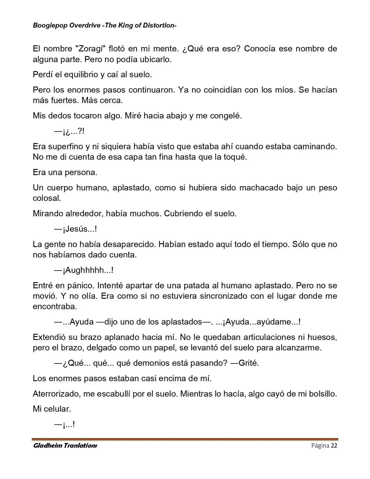 Boogiepop (Novela) - Capítulo 31 - Página 22 - LectorTMOo