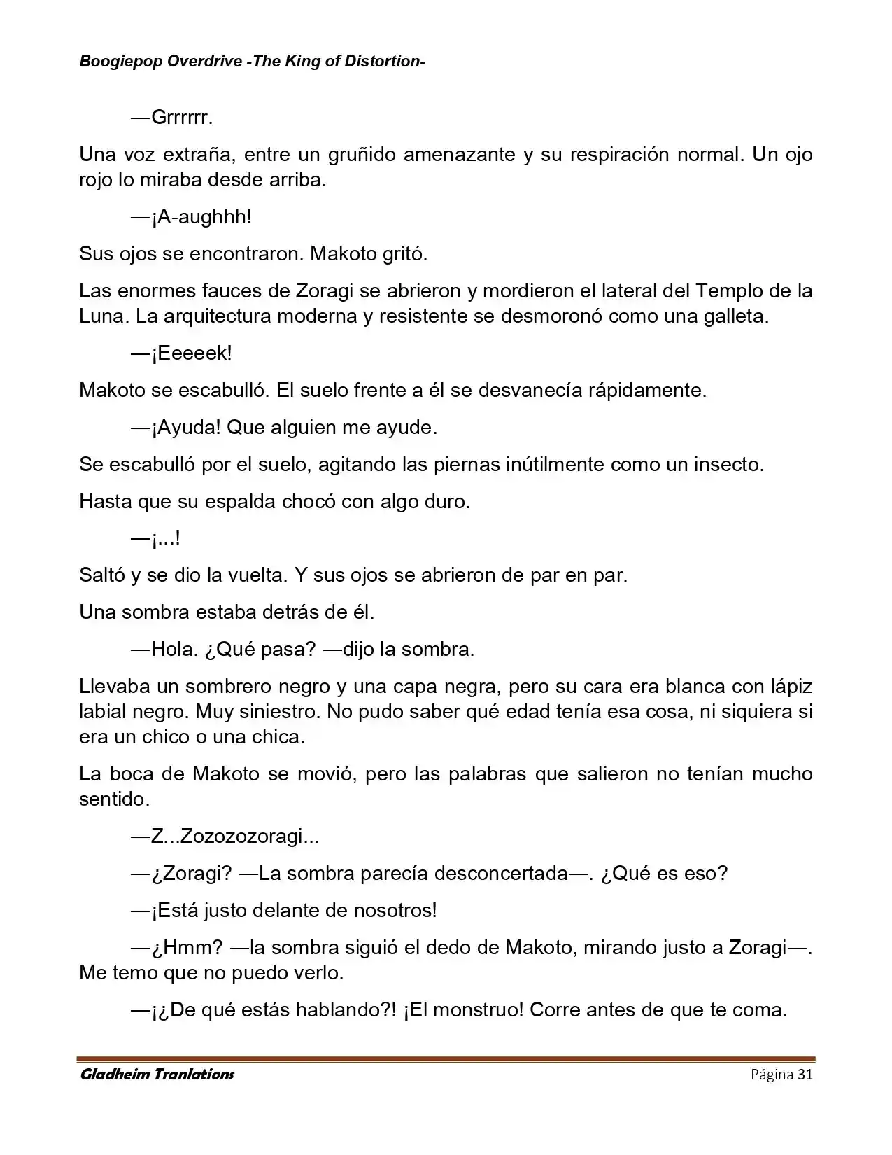 Boogiepop (Novela) - Capítulo 31 - Página 31 - LectorTMOo
