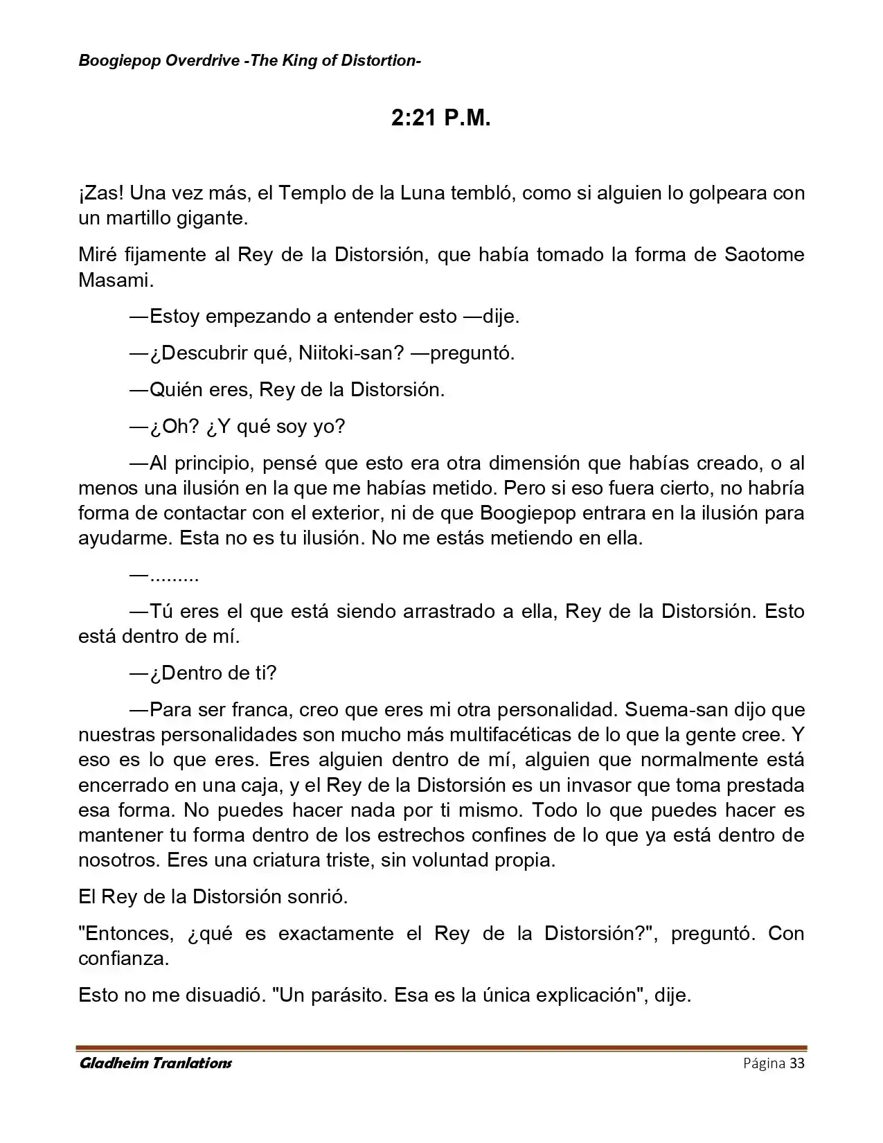 Boogiepop (Novela) - Capítulo 31 - Página 33 - LectorTMOo