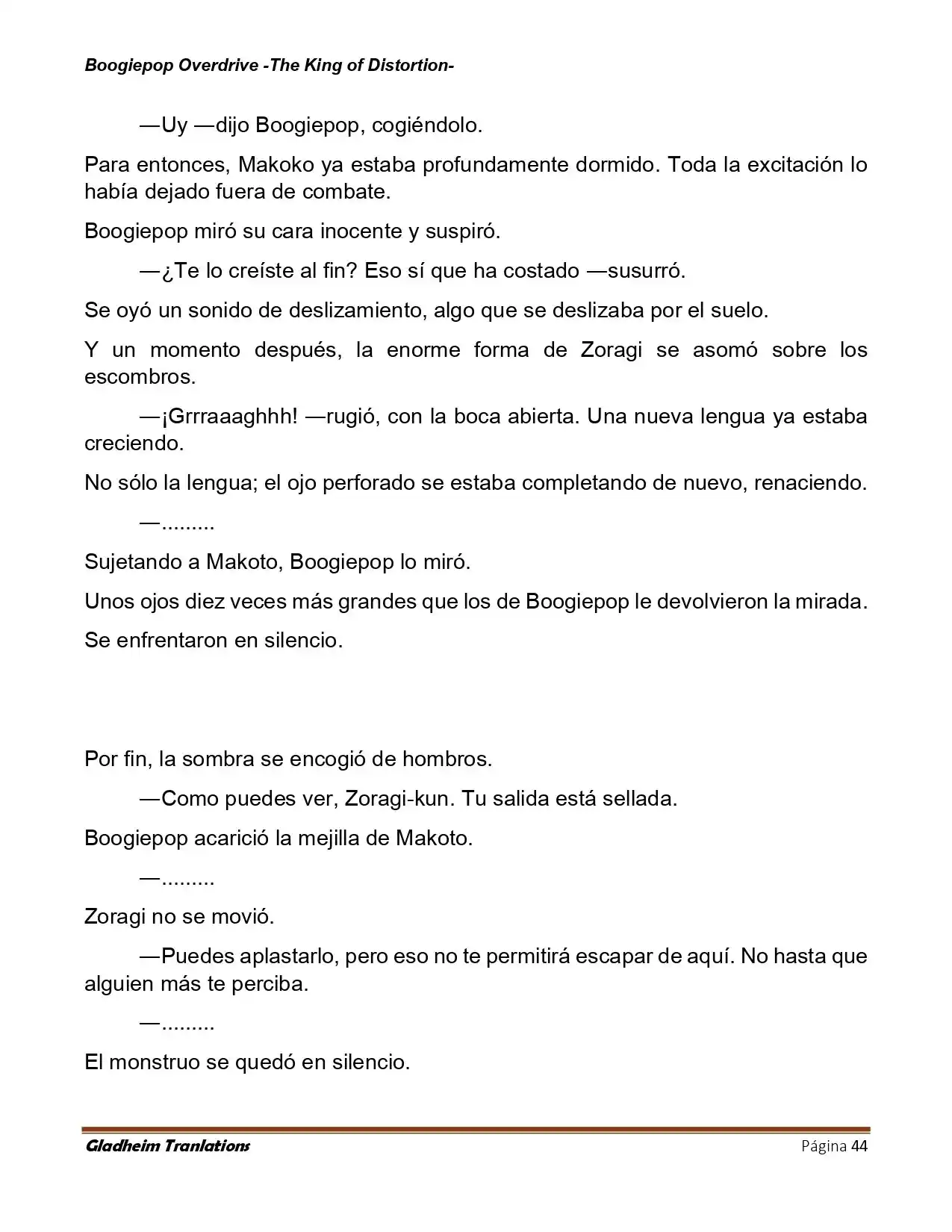 Boogiepop (Novela) - Capítulo 31 - Página 44 - LectorTMOo