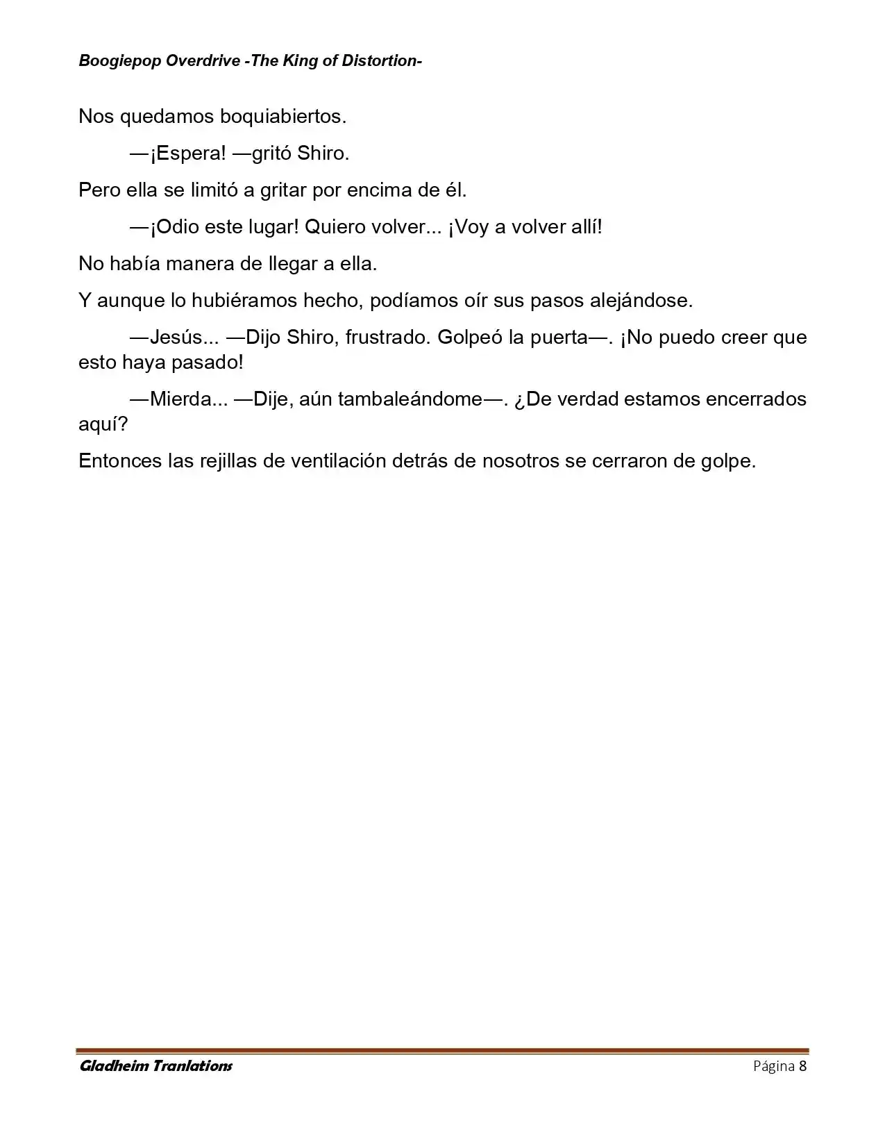 Boogiepop (Novela) - Capítulo 32 - Página 8 - LectorTMOo