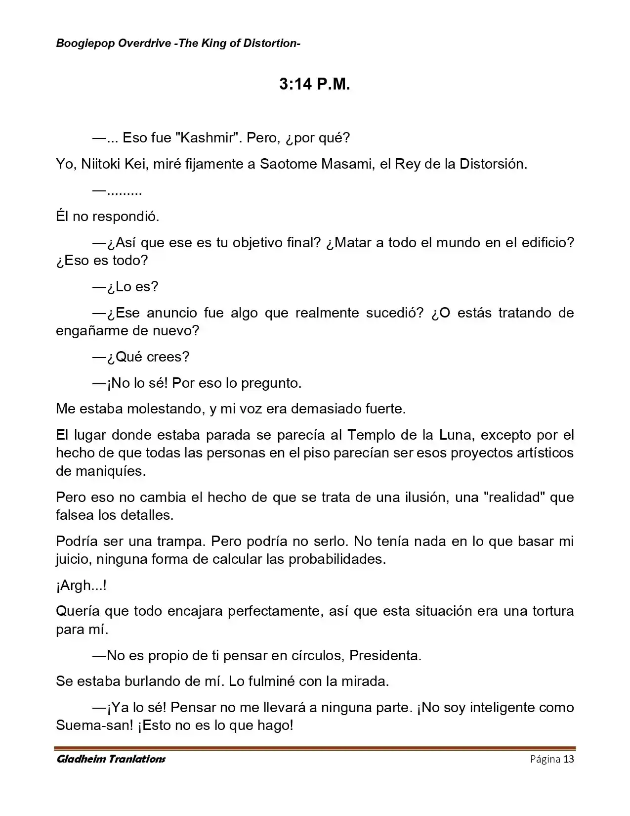 Boogiepop (Novela) - Capítulo 32 - Página 13 - LectorTMOo
