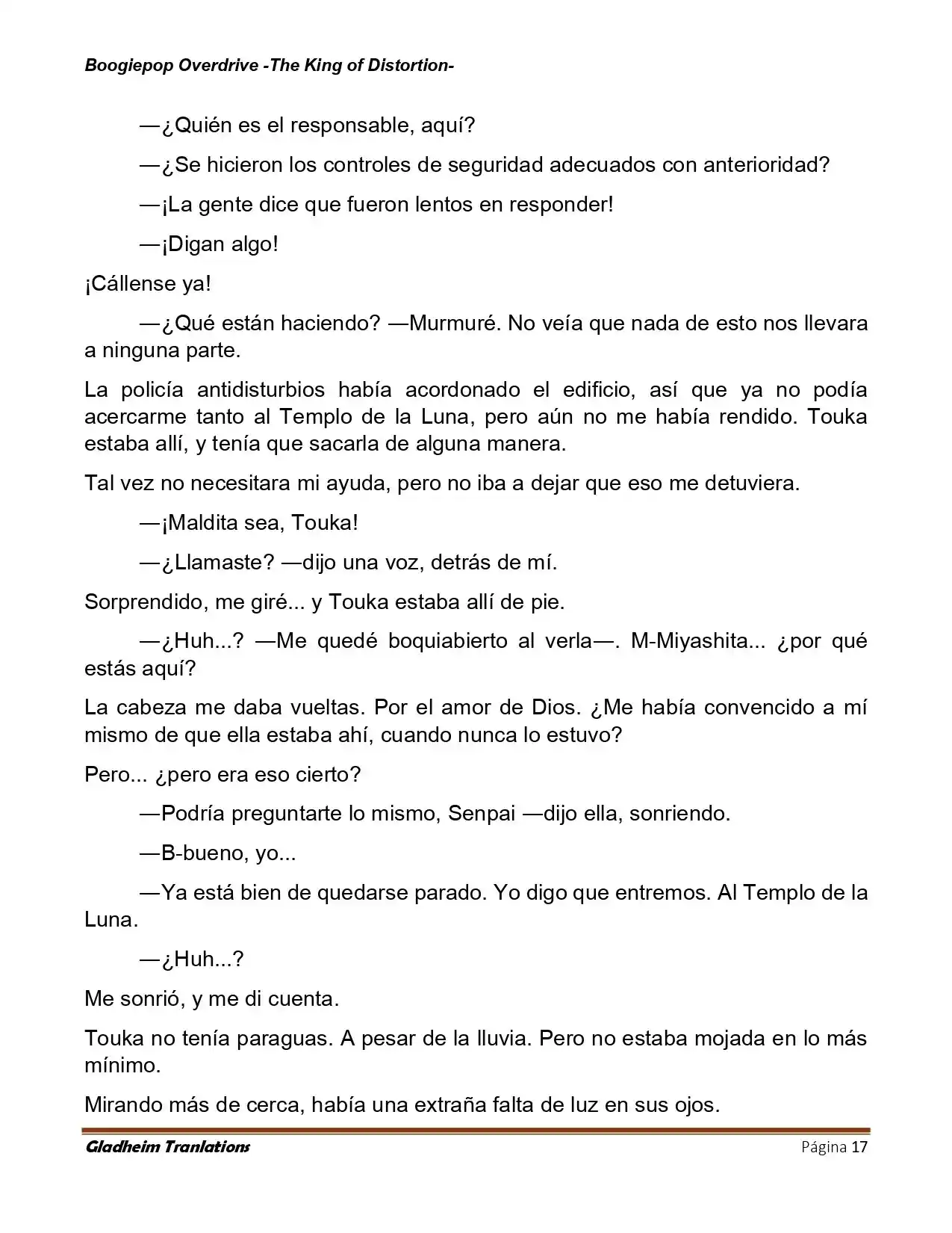 Boogiepop (Novela) - Capítulo 32 - Página 17 - LectorTMOo