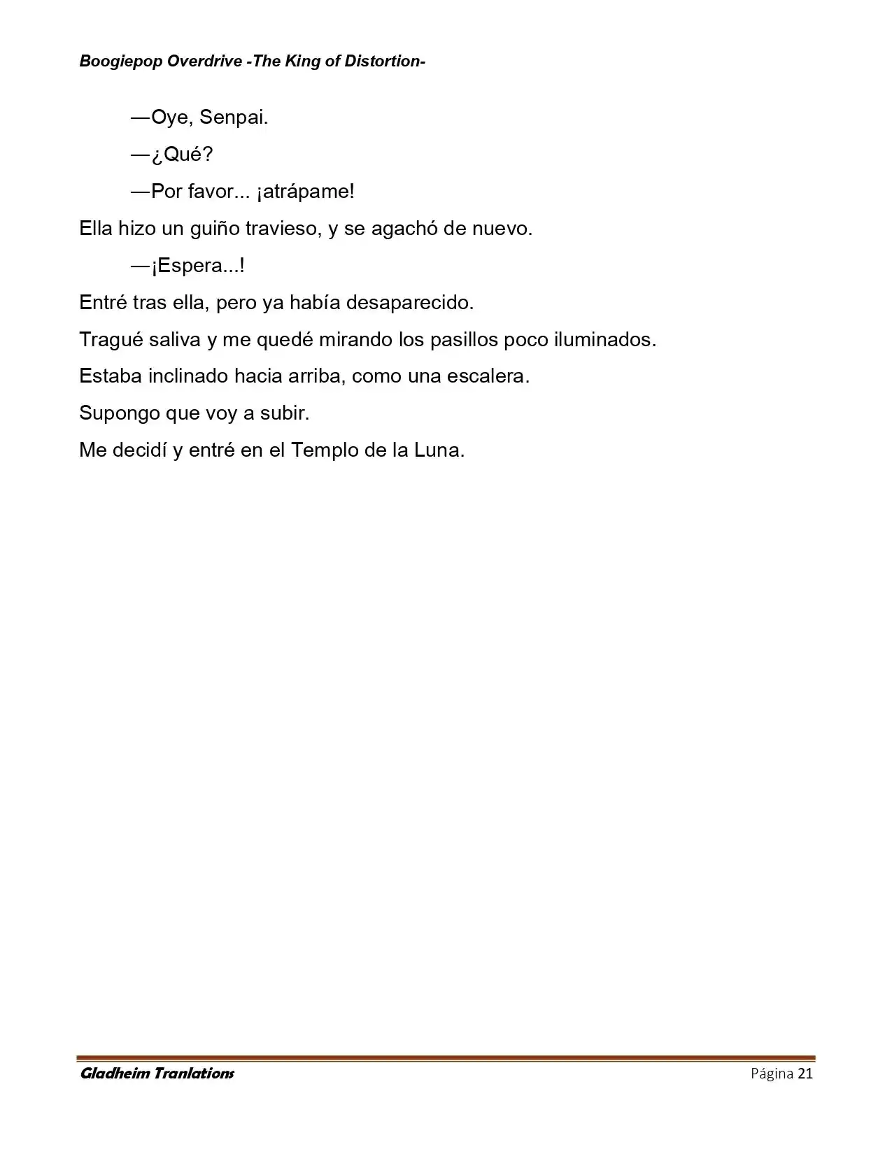 Boogiepop (Novela) - Capítulo 32 - Página 21 - LectorTMOo