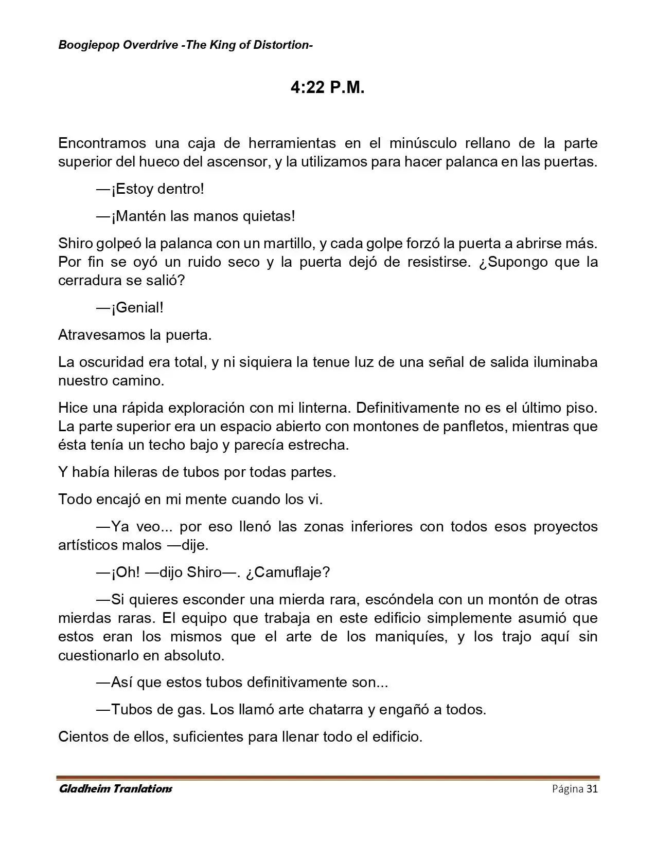 Boogiepop (Novela) - Capítulo 32 - Página 31 - LectorTMOo