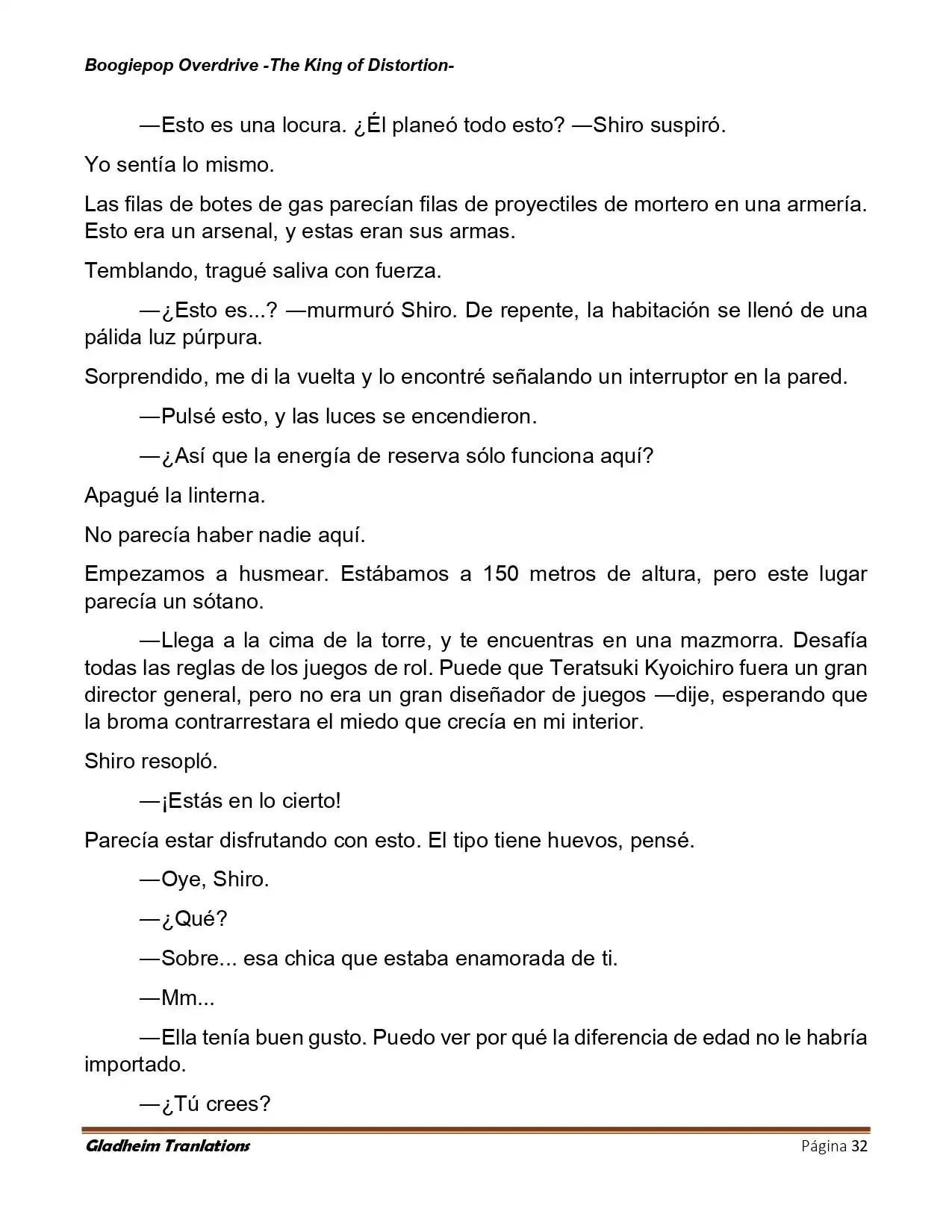 Boogiepop (Novela) - Capítulo 32 - Página 32 - LectorTMOo