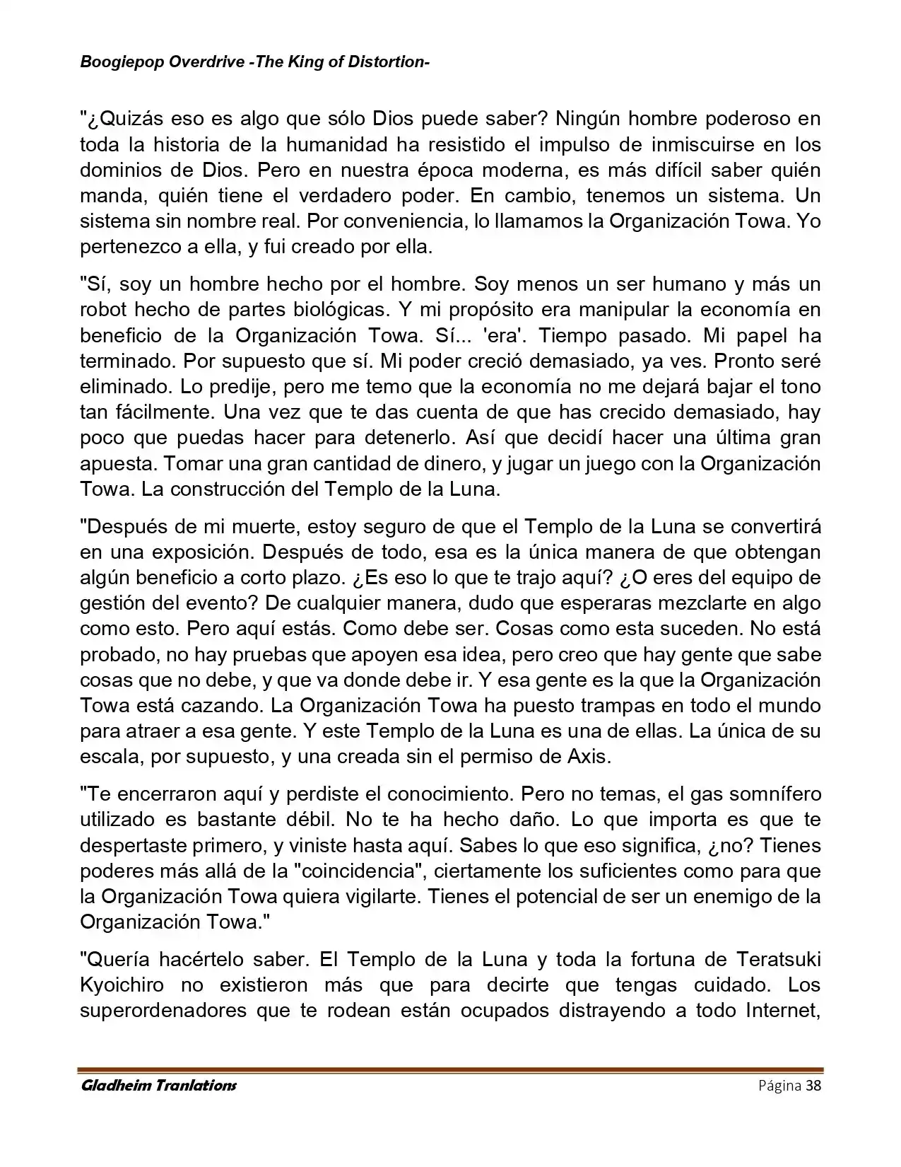 Boogiepop (Novela) - Capítulo 32 - Página 38 - LectorTMOo