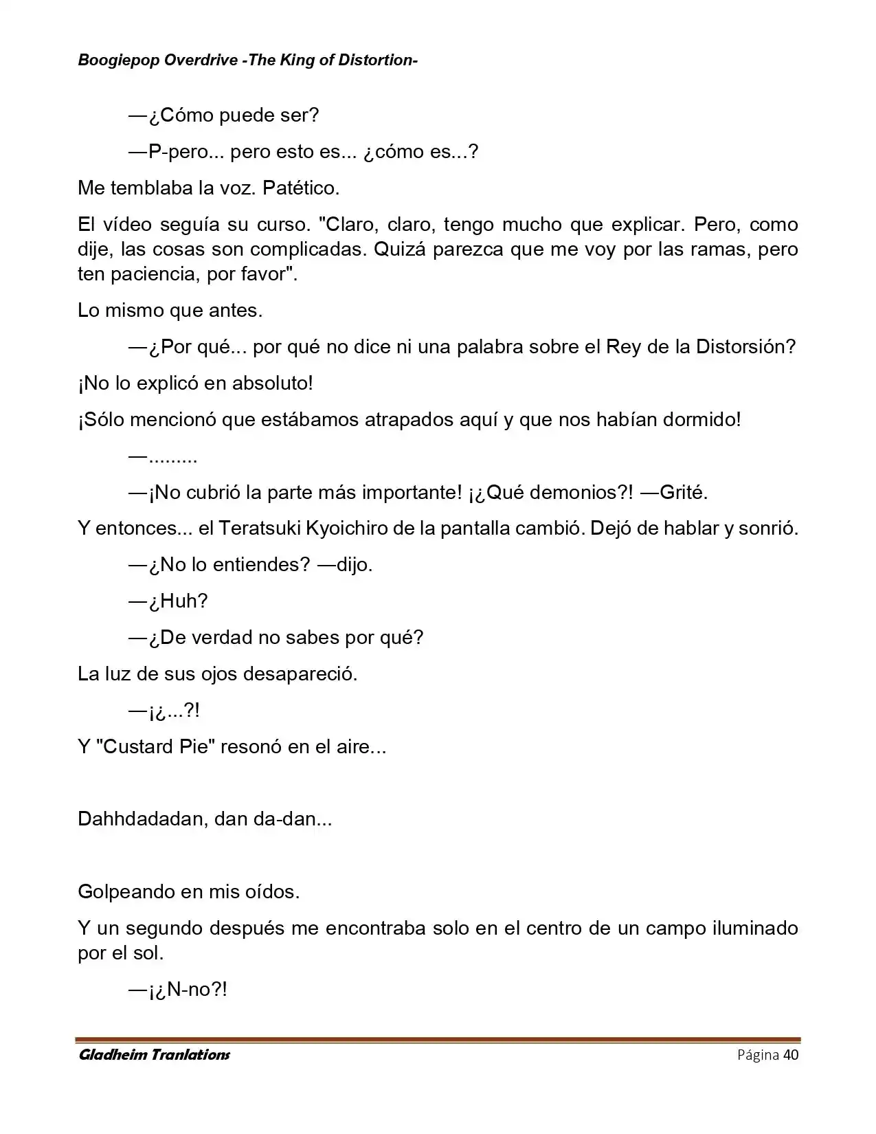 Boogiepop (Novela) - Capítulo 32 - Página 40 - LectorTMOo