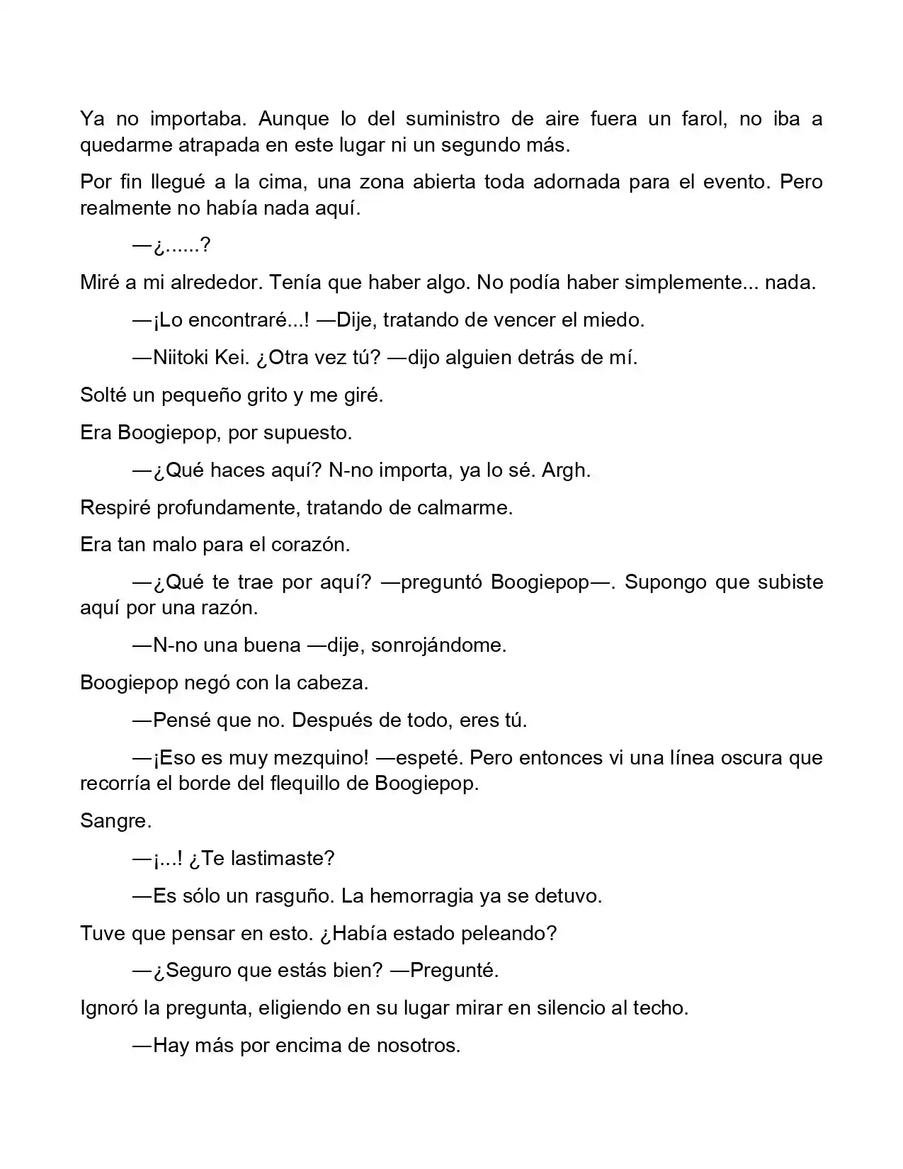 Boogiepop (Novela) - Capítulo 33 - Página 4 - LectorTMOo