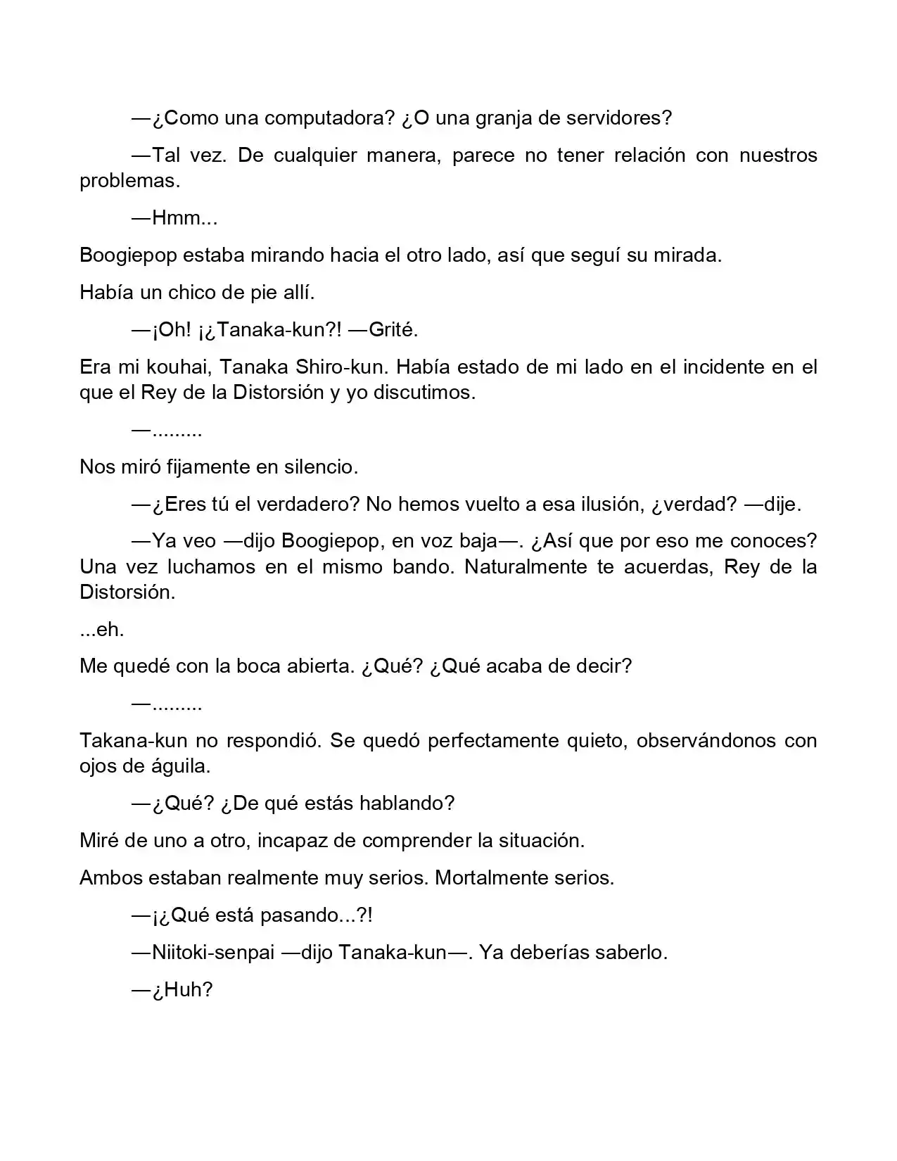 Boogiepop (Novela) - Capítulo 33 - Página 6 - LectorTMOo