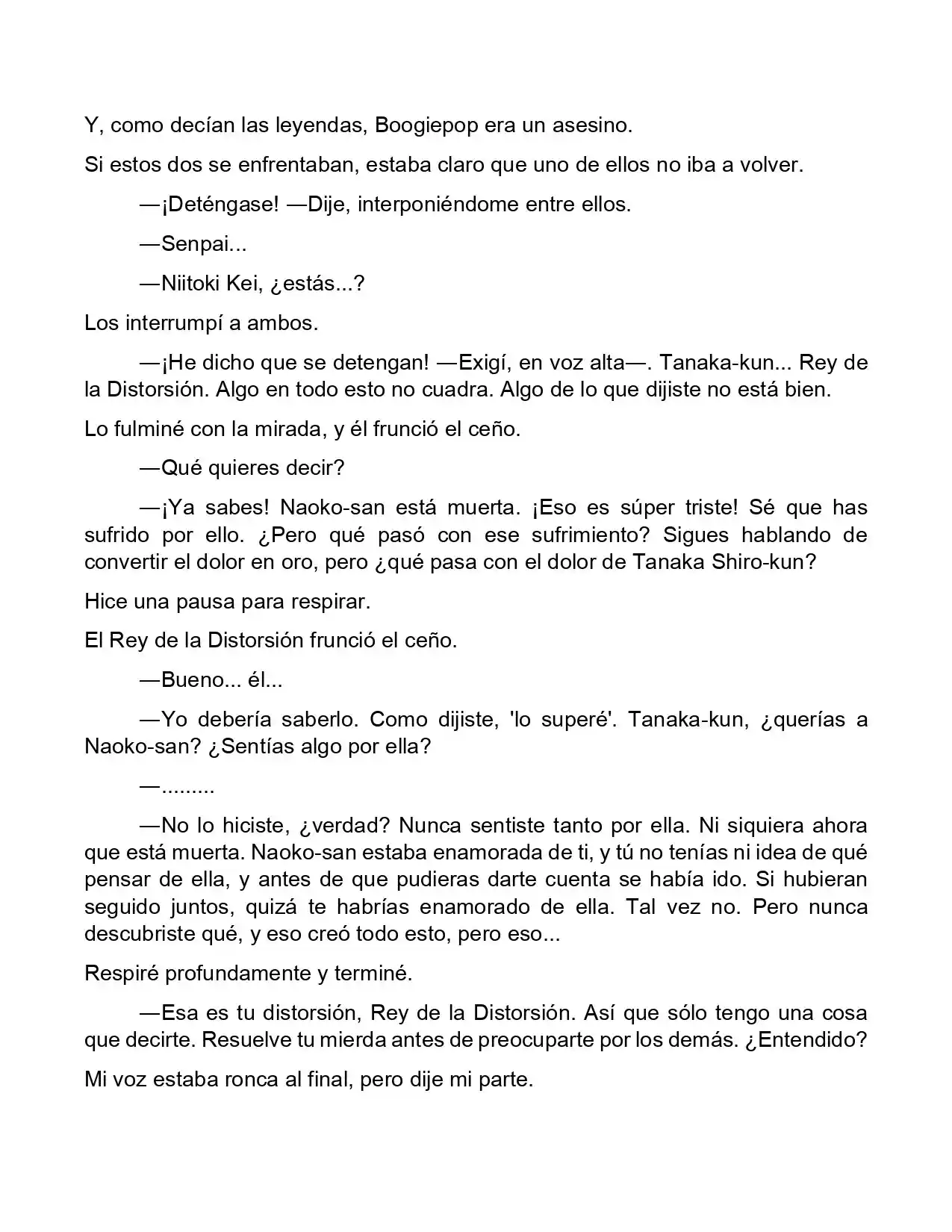 Boogiepop (Novela) - Capítulo 33 - Página 9 - LectorTMOo