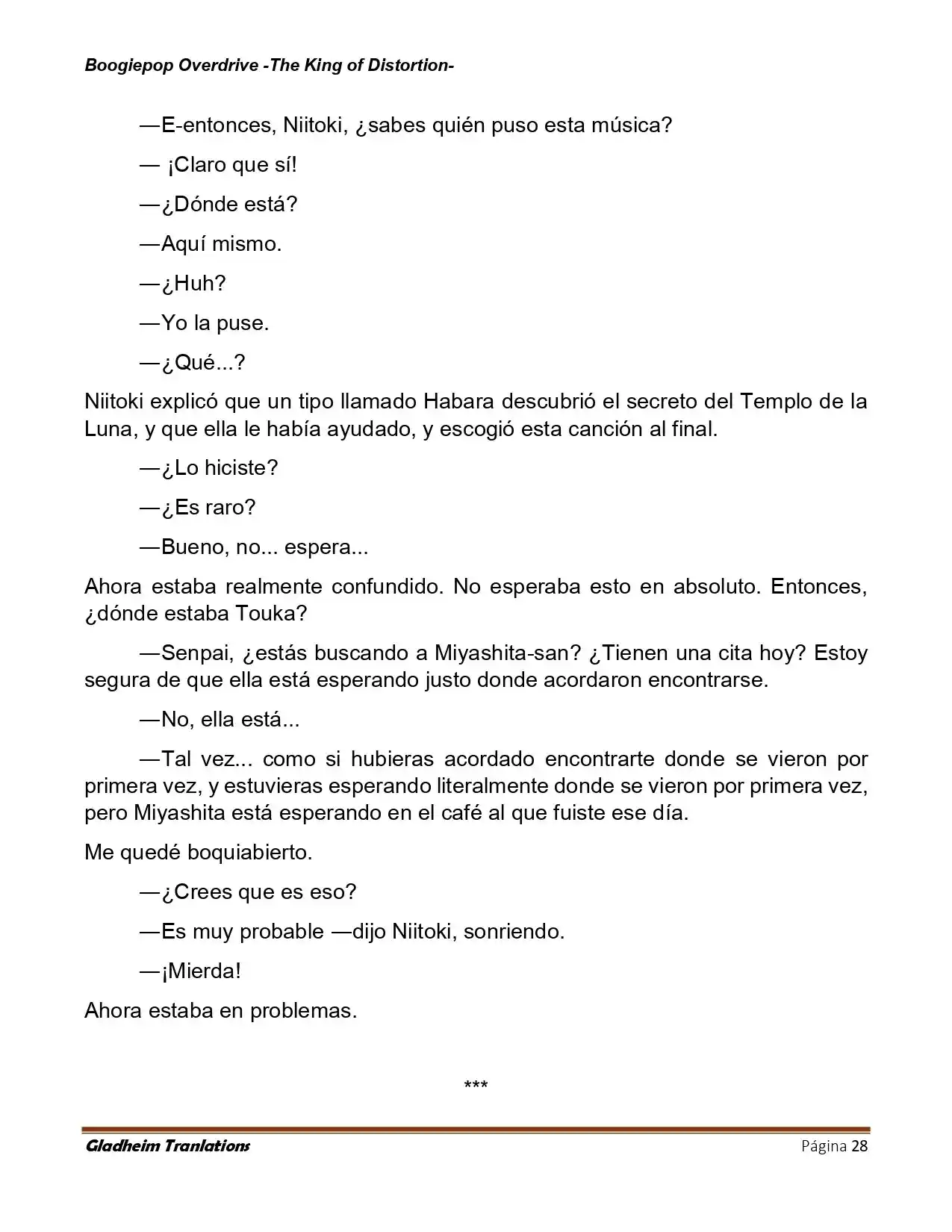 Boogiepop (Novela) - Capítulo 33 - Página 28 - LectorTMOo