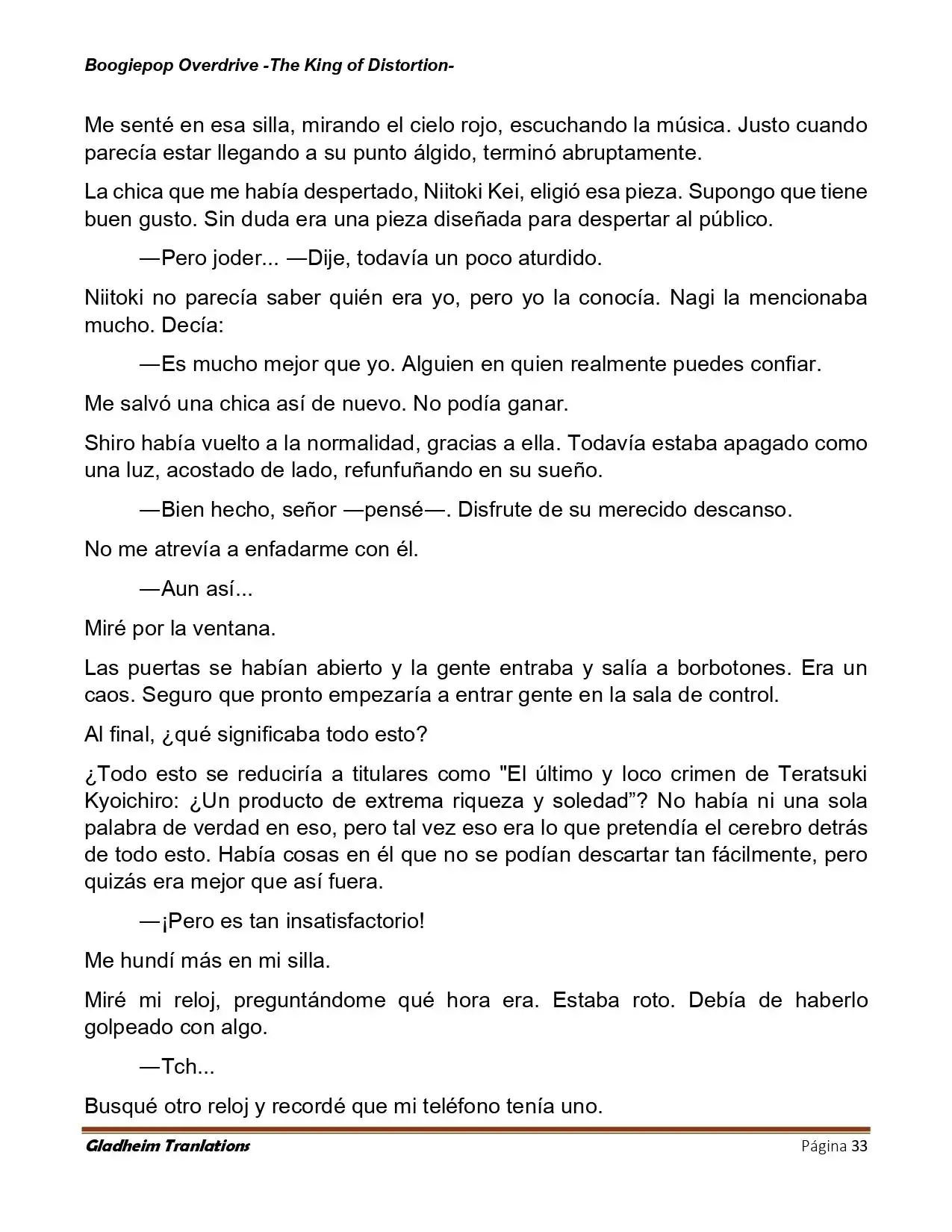 Boogiepop (Novela) - Capítulo 33 - Página 33 - LectorTMOo