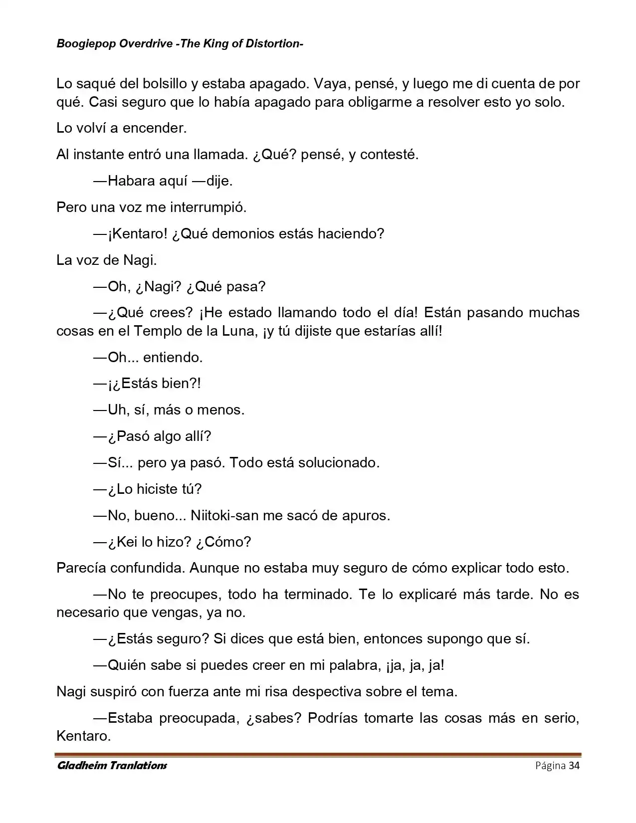 Boogiepop (Novela) - Capítulo 33 - Página 34 - LectorTMOo