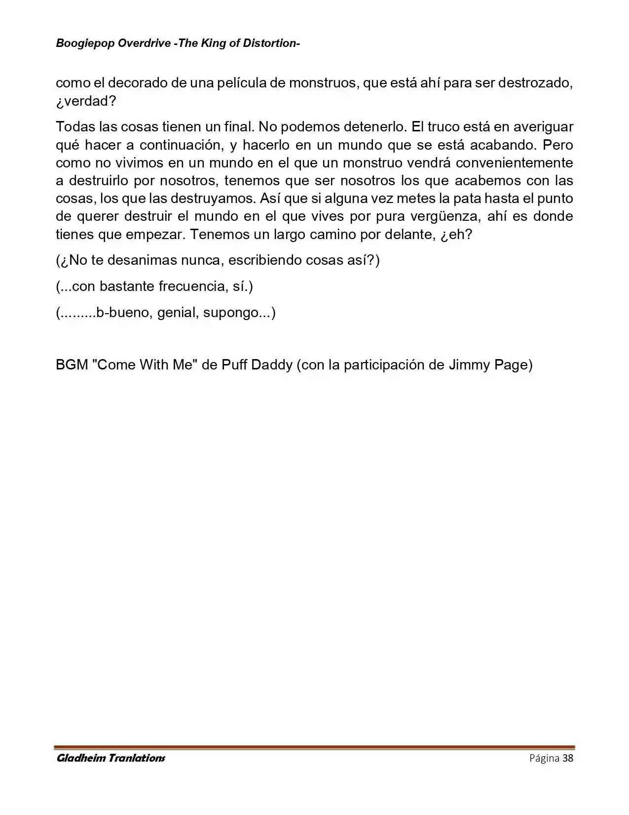Boogiepop (Novela) - Capítulo 33 - Página 38 - LectorTMOo