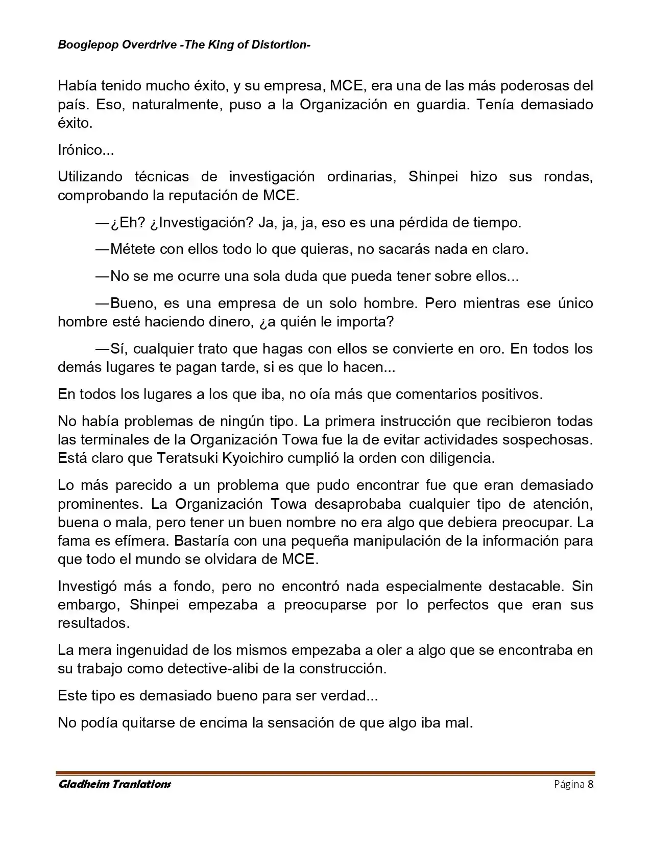 Boogiepop (Novela) - Capítulo 35 - Página 8 - LectorTMOo