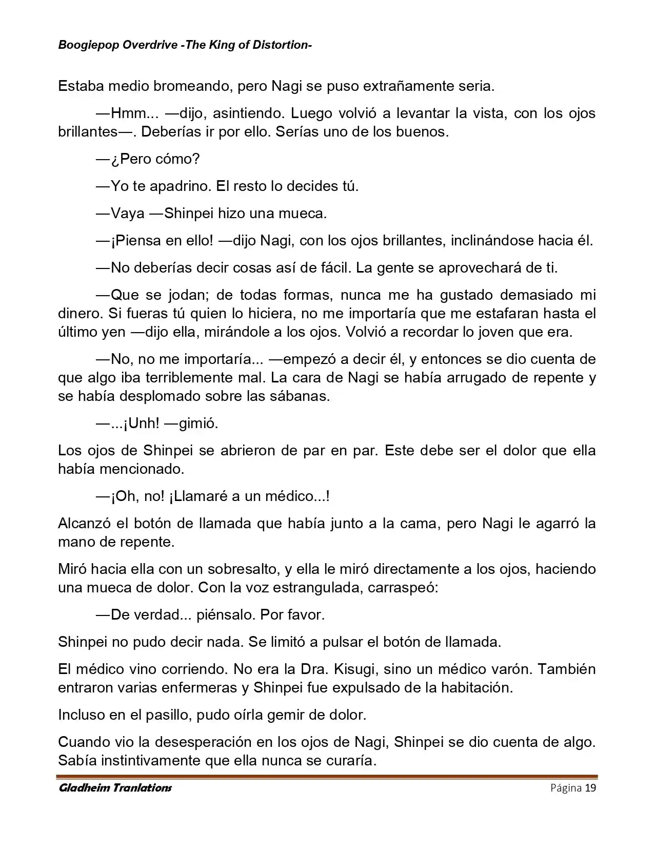 Boogiepop (Novela) - Capítulo 35 - Página 19 - LectorTMOo
