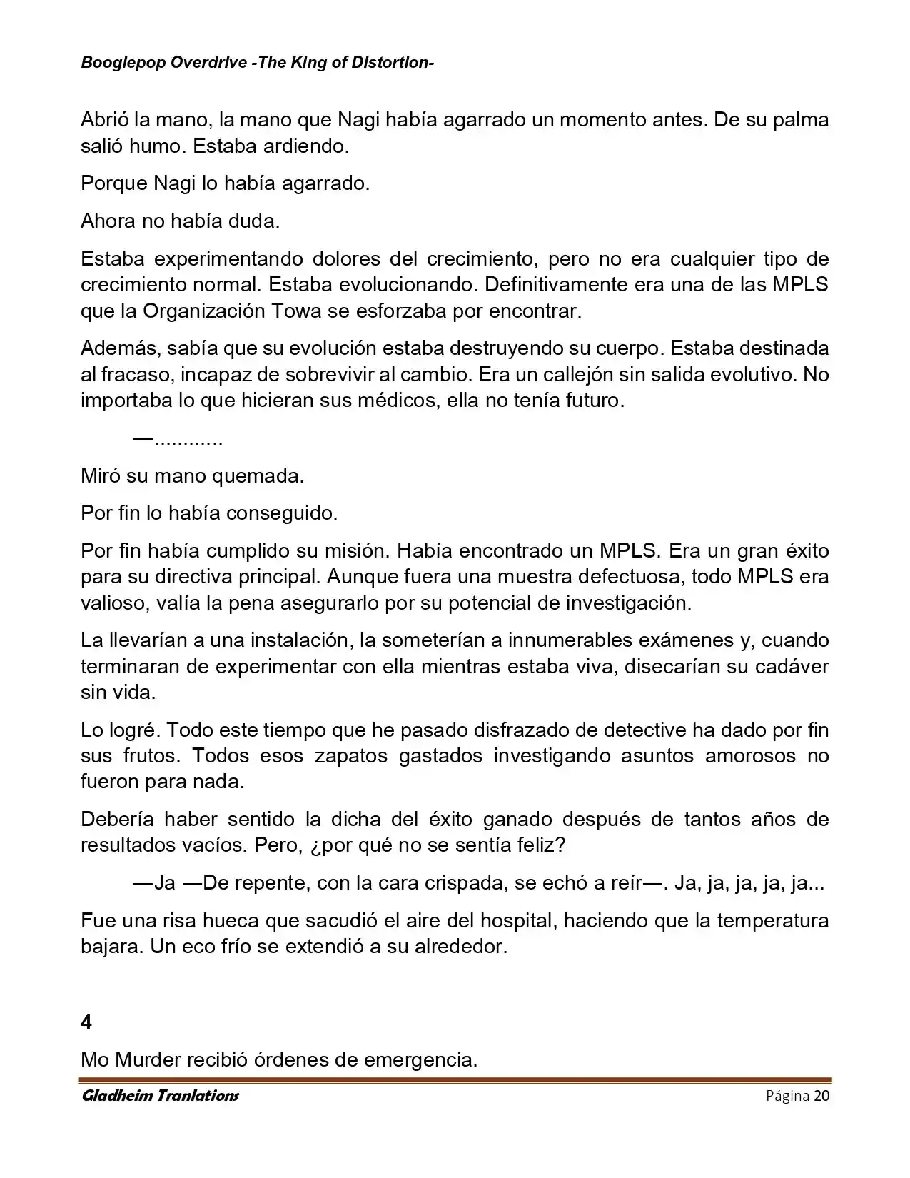 Boogiepop (Novela) - Capítulo 35 - Página 20 - LectorTMOo