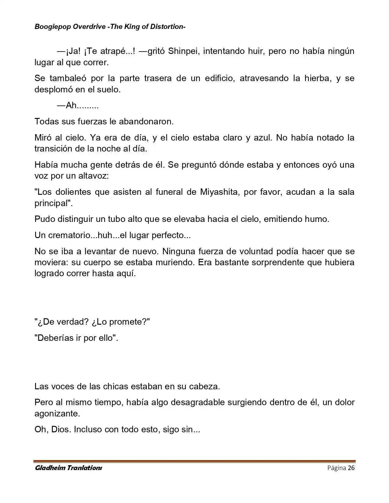 Boogiepop (Novela) - Capítulo 35 - Página 26 - LectorTMOo